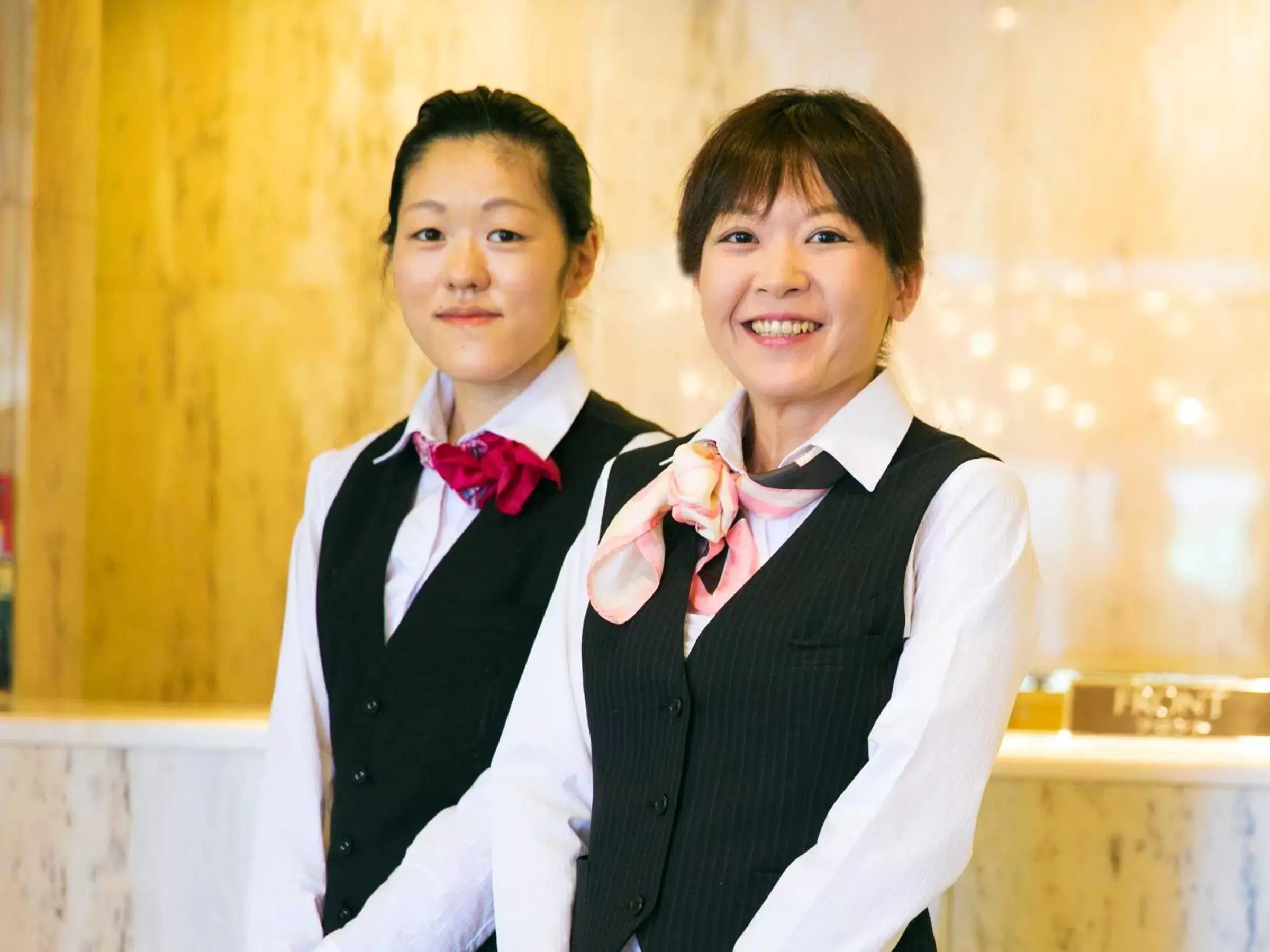 Staff in Numazu Grand Hotel