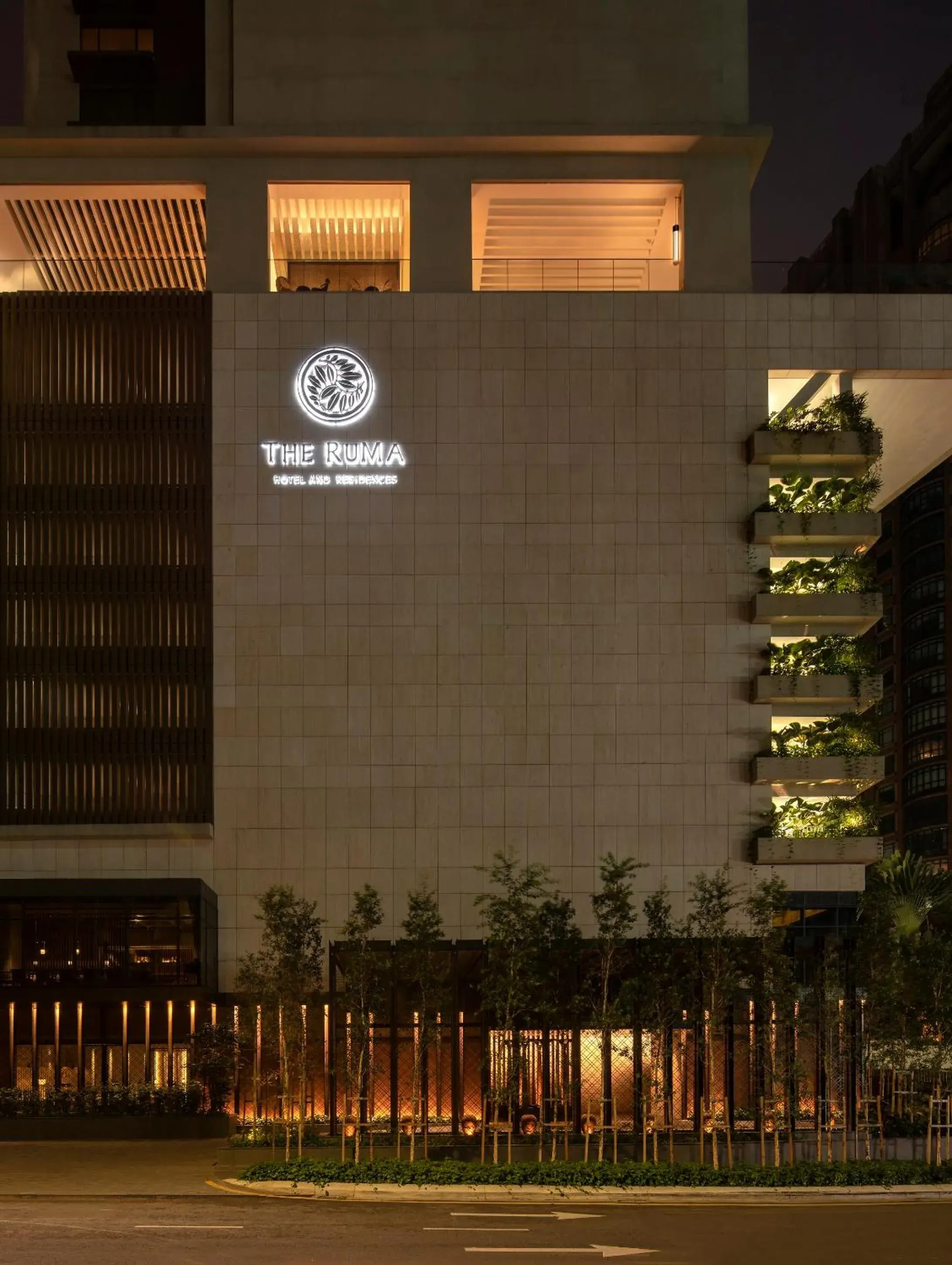 Facade/entrance in The RuMa Hotel and Residences