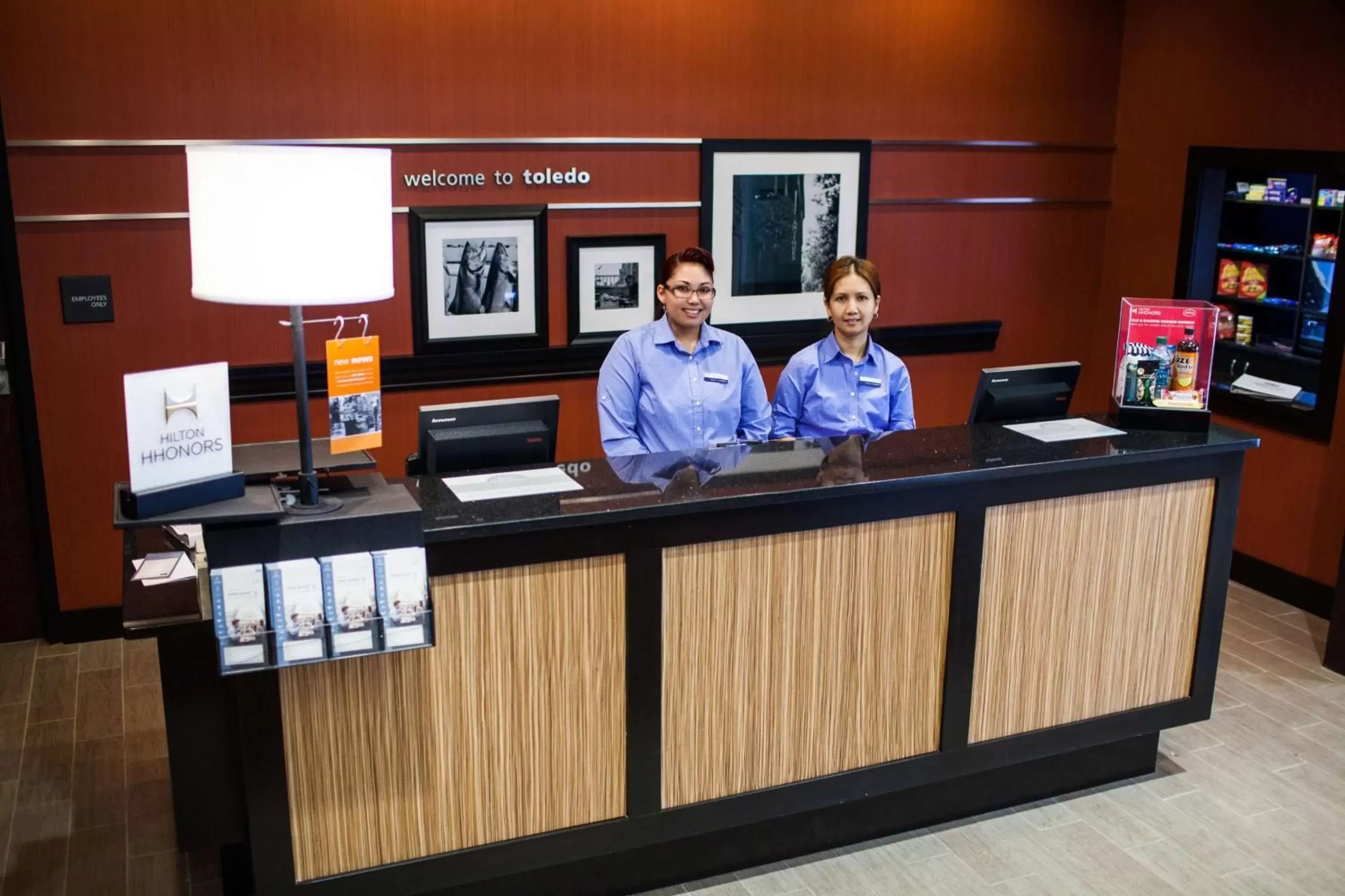 Lobby or reception in Hampton Inn & Suites Toledo/Westgate Lobby or reception in Hampton Inn & Suites Toledo/Westgate