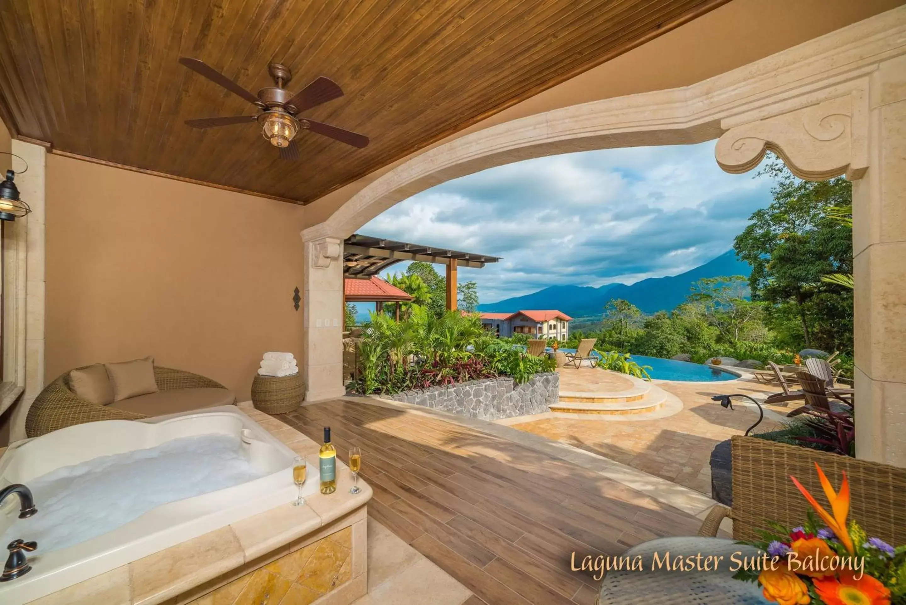 Balcony/Terrace, Swimming Pool in The Springs Resort & Spa at Arenal