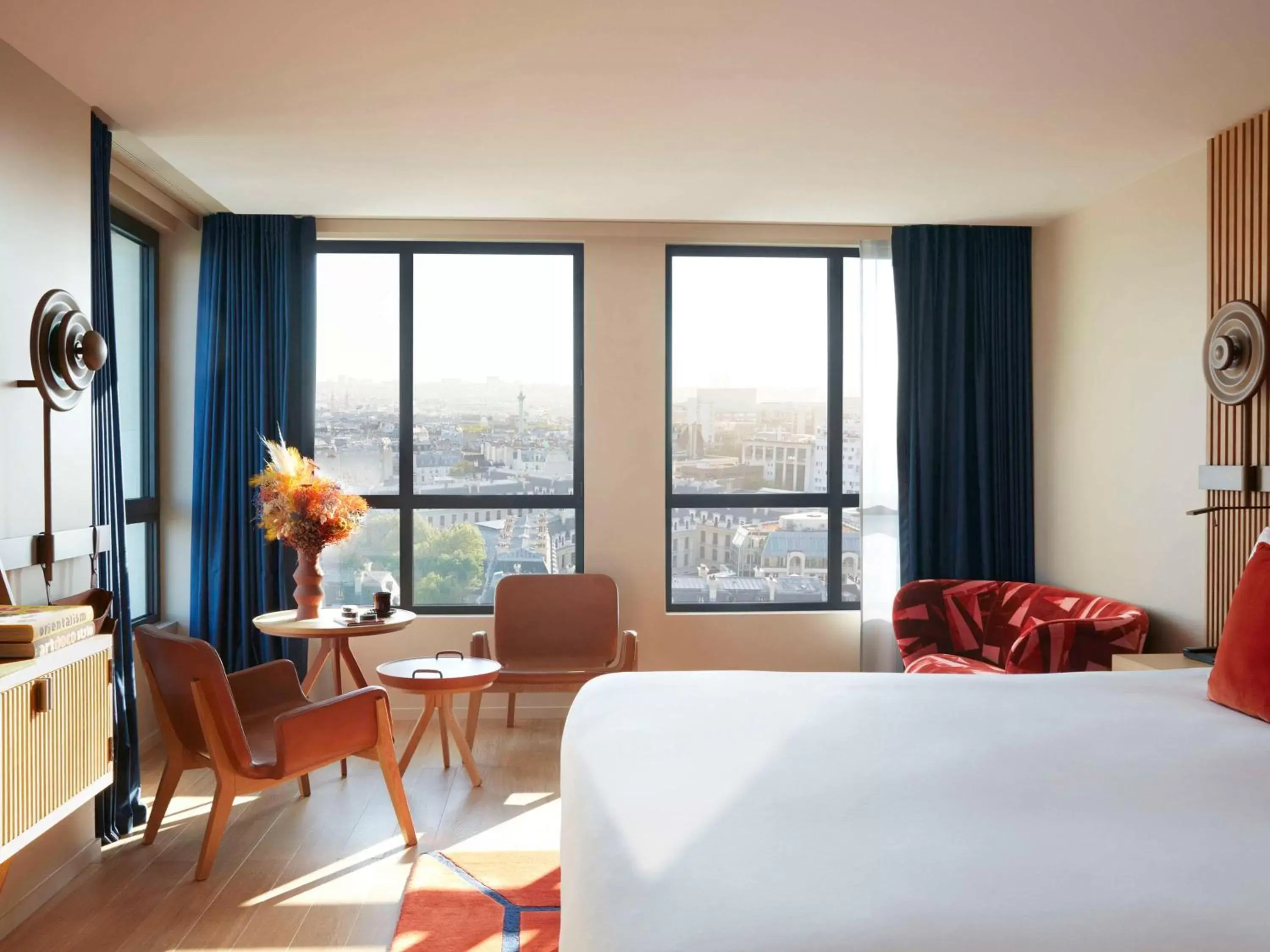 Bedroom in SO Paris Hotel