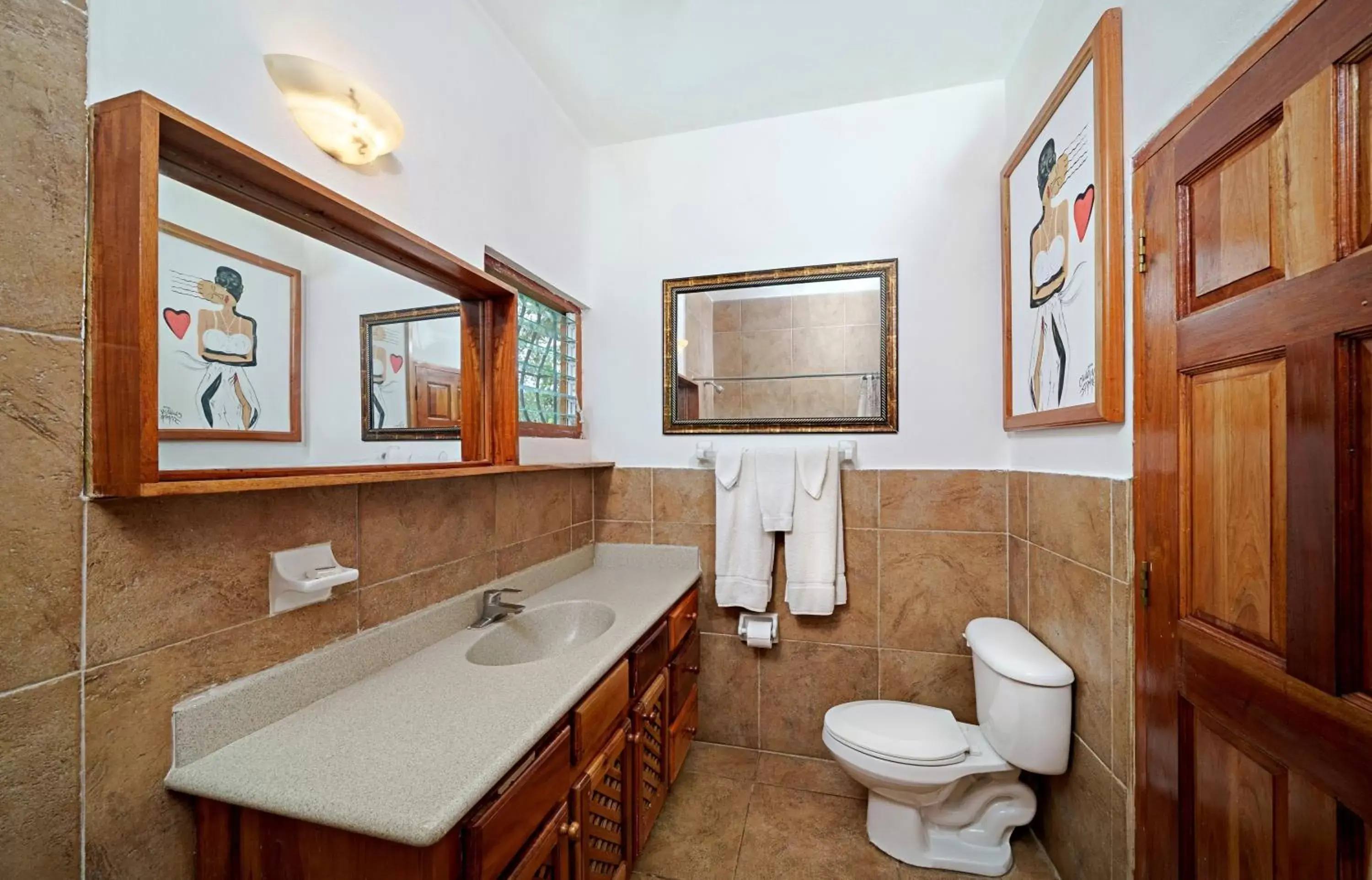 Bathroom in Beach House Condos, Negril