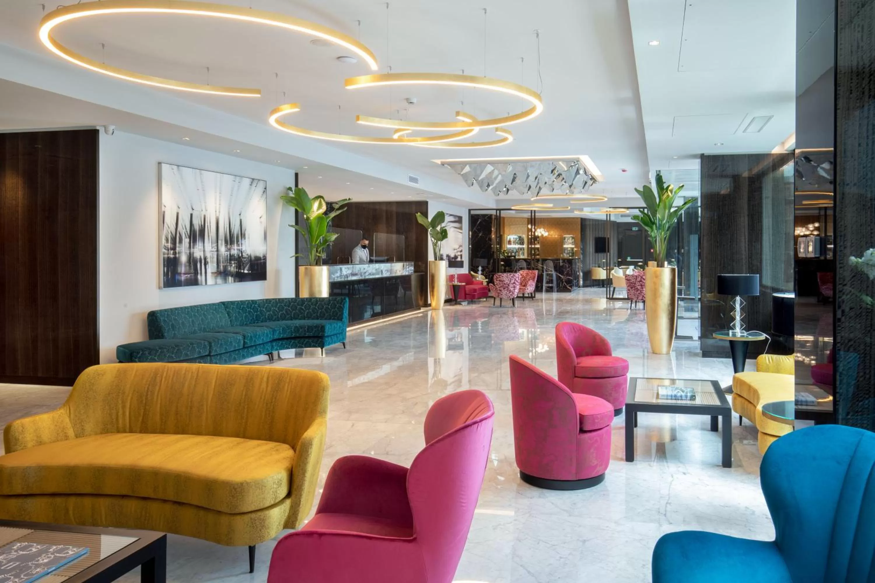 Lobby or reception in Hotel St Martin by OMNIA hotels