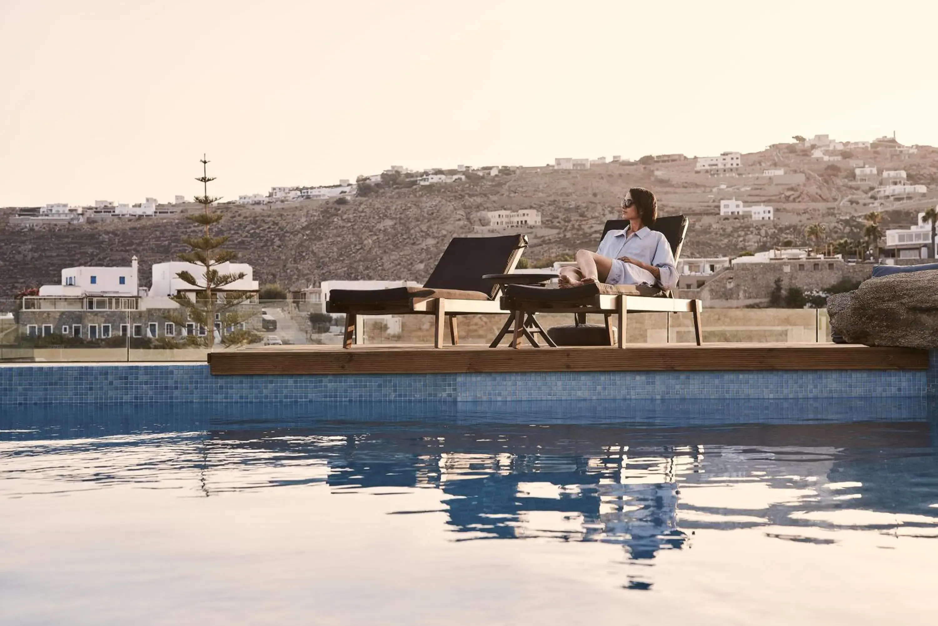 Swimming Pool in Mr & Mrs White Mykonos