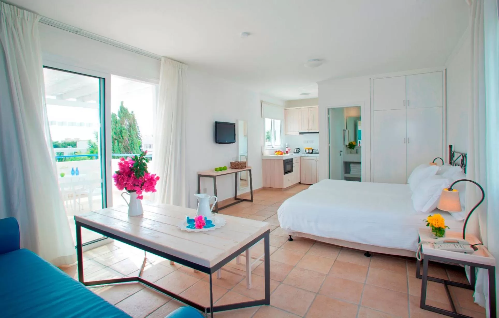 Bedroom, Bed in Aliathon Aegean