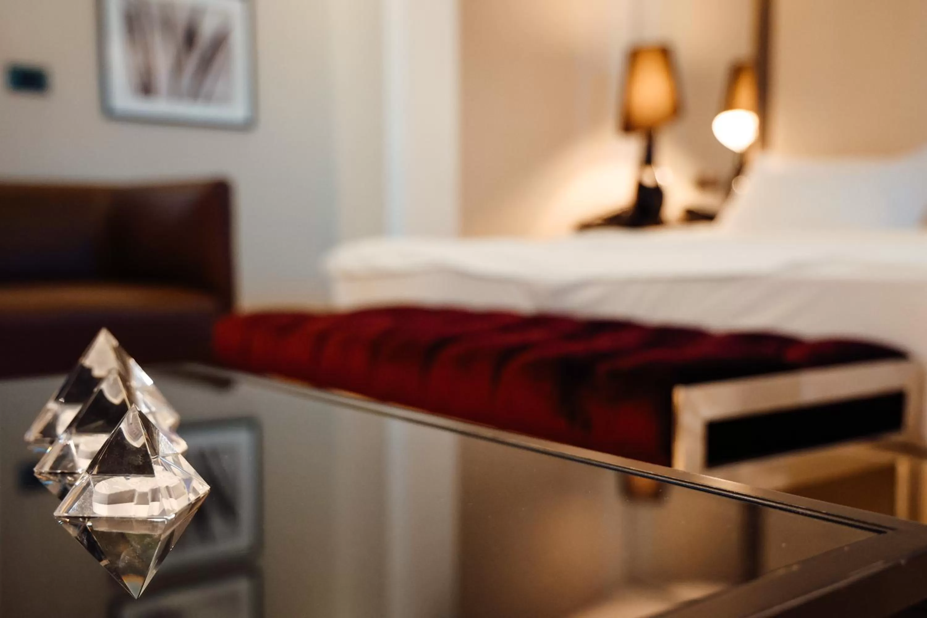 Bed in Senator Hotel