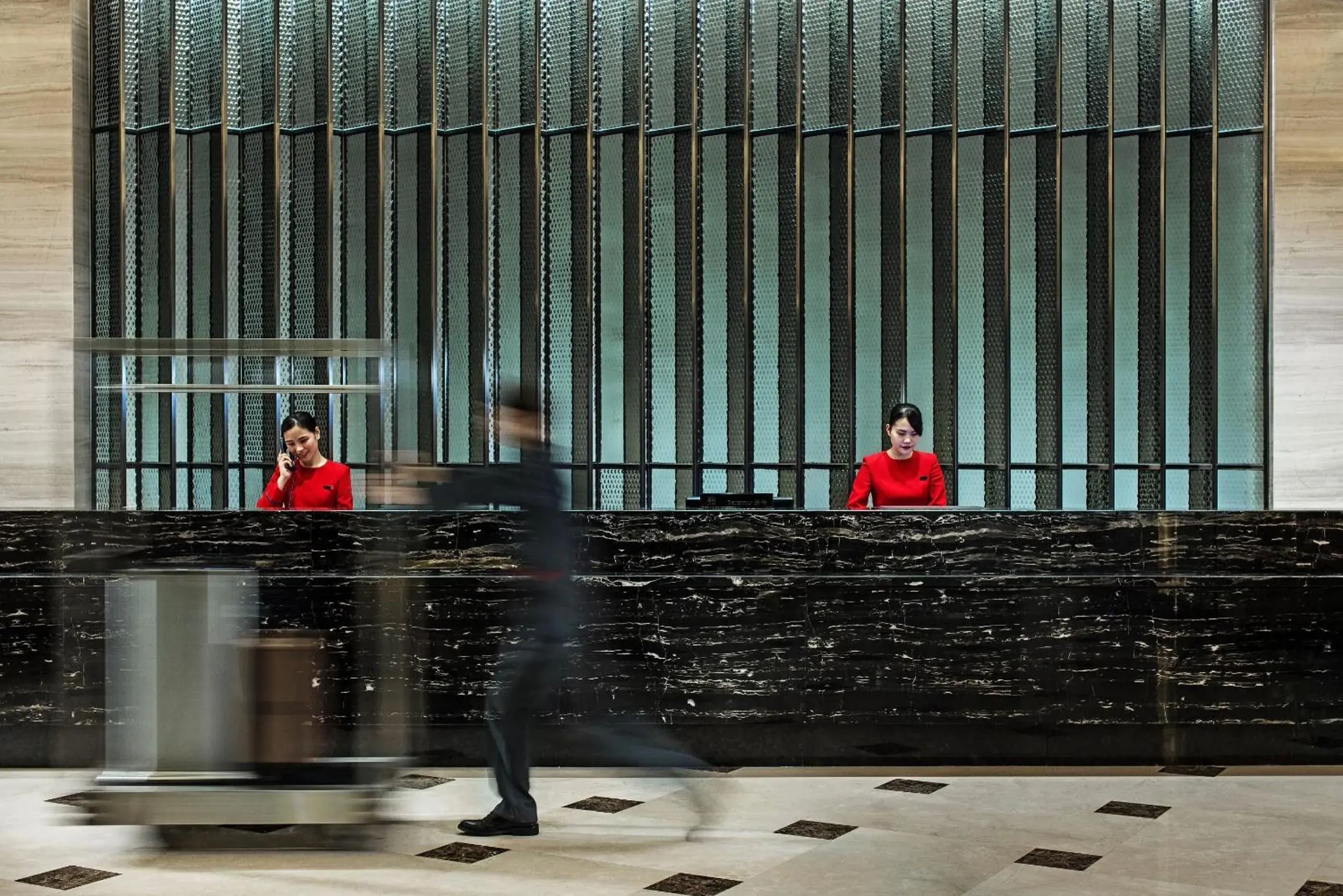 Lobby or reception in Swiss Grand Nanchang (Swiss International Hotel Nanchang)