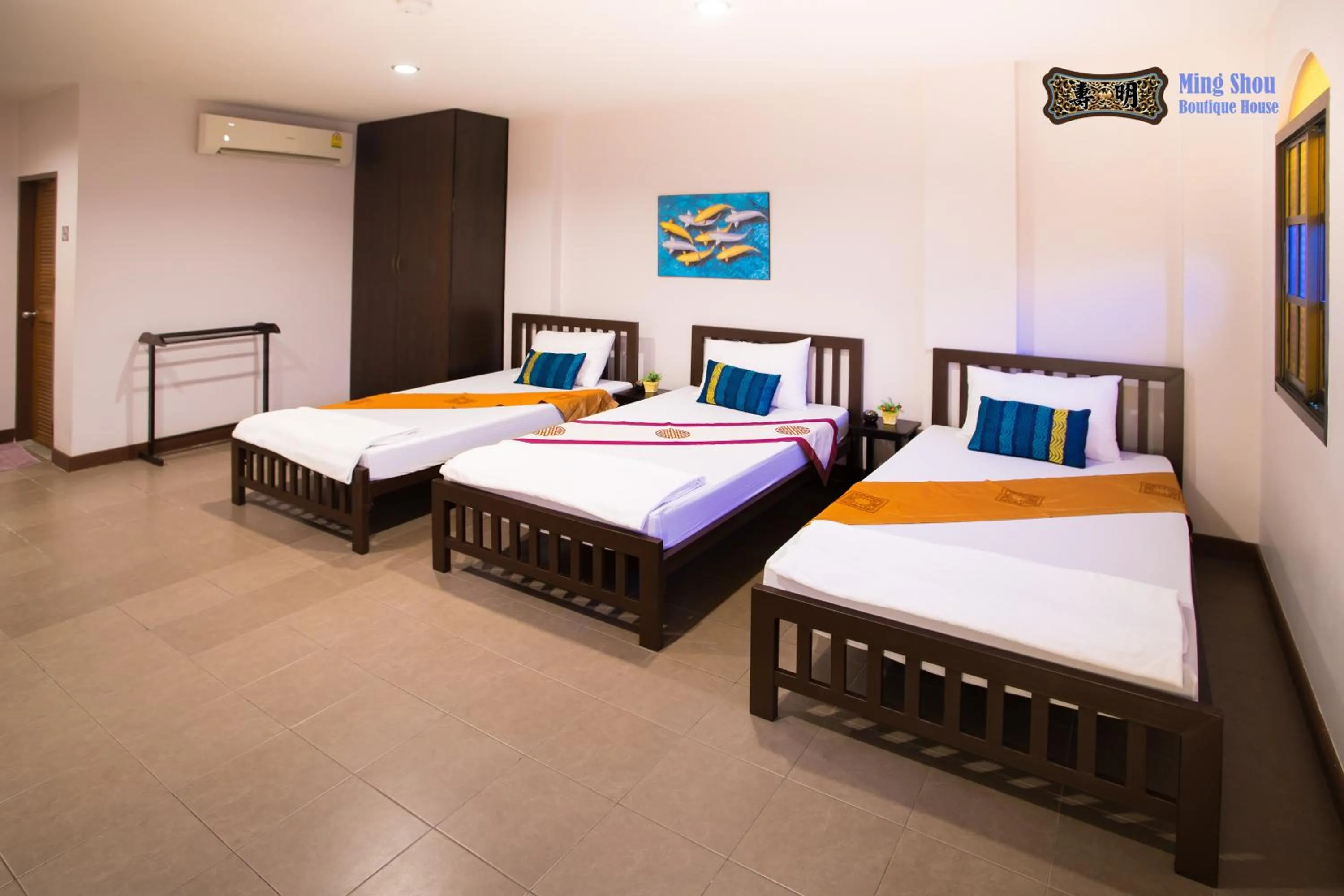 Bed in Ming Shou Boutique House