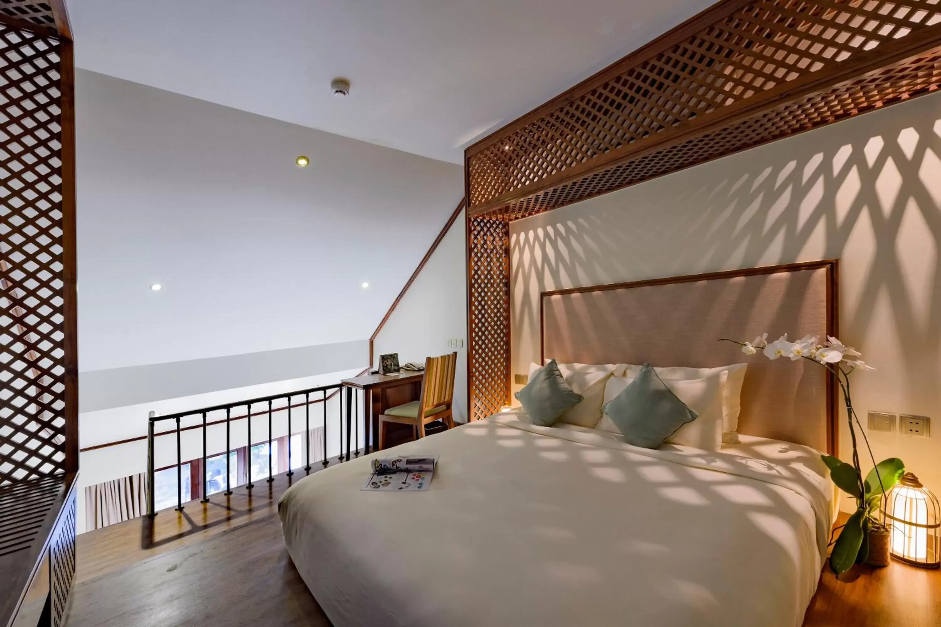 Bed in Almanity Hoi An Resort & Spa