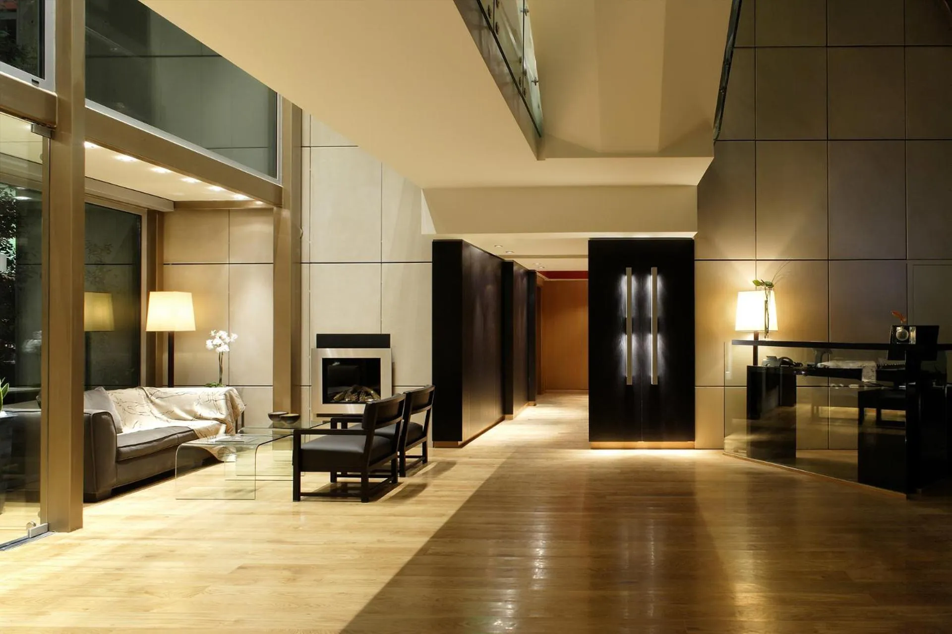Lobby or reception, Bed in Daios Luxury Living