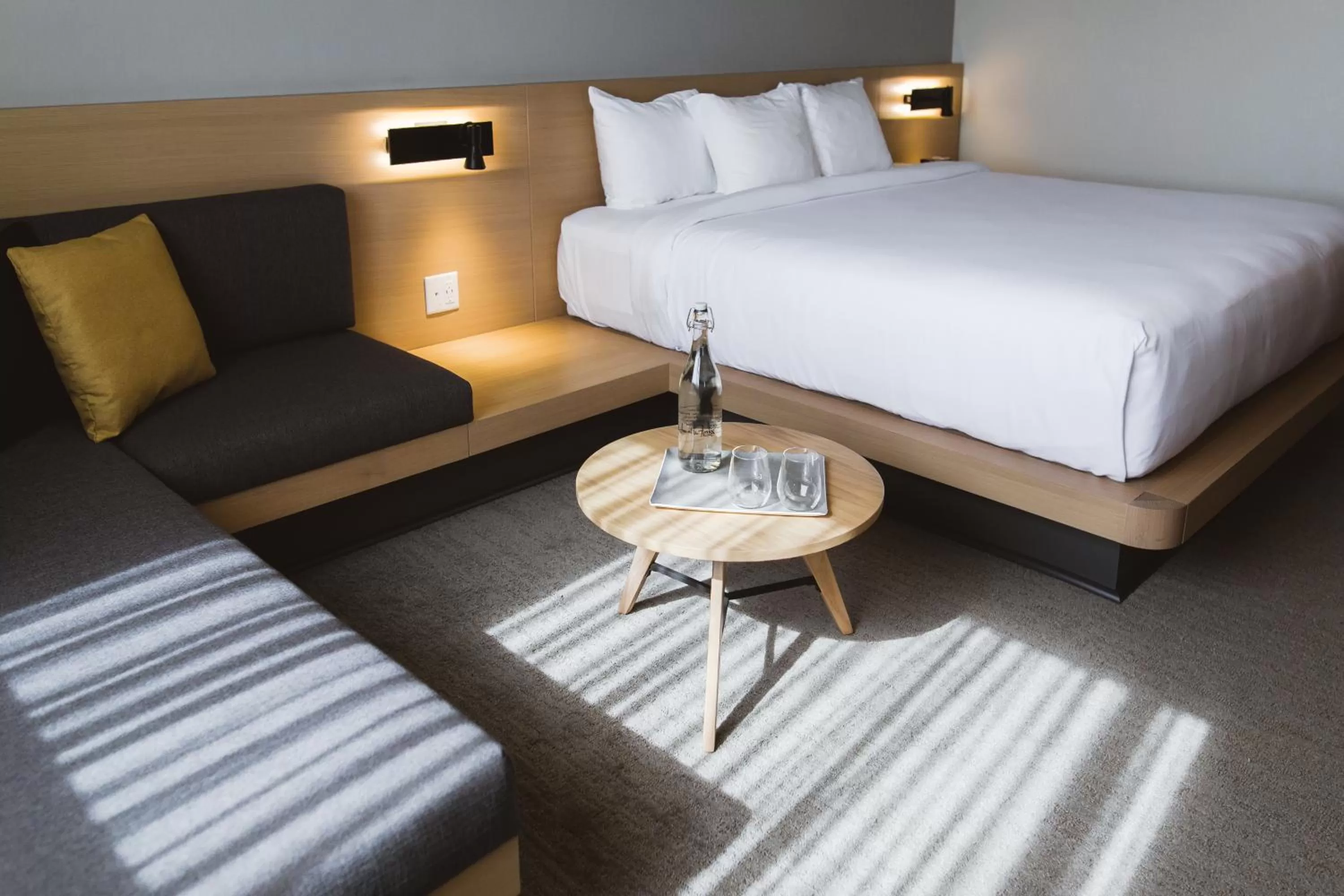 Bed in Inn at the Forks