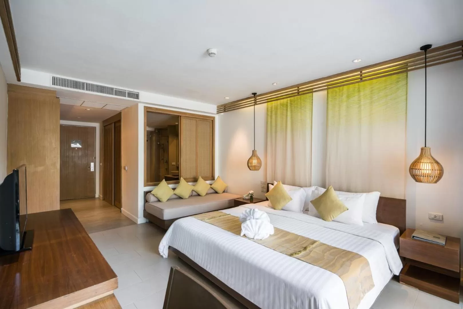 Bed in KC Grande Resort Koh Chang