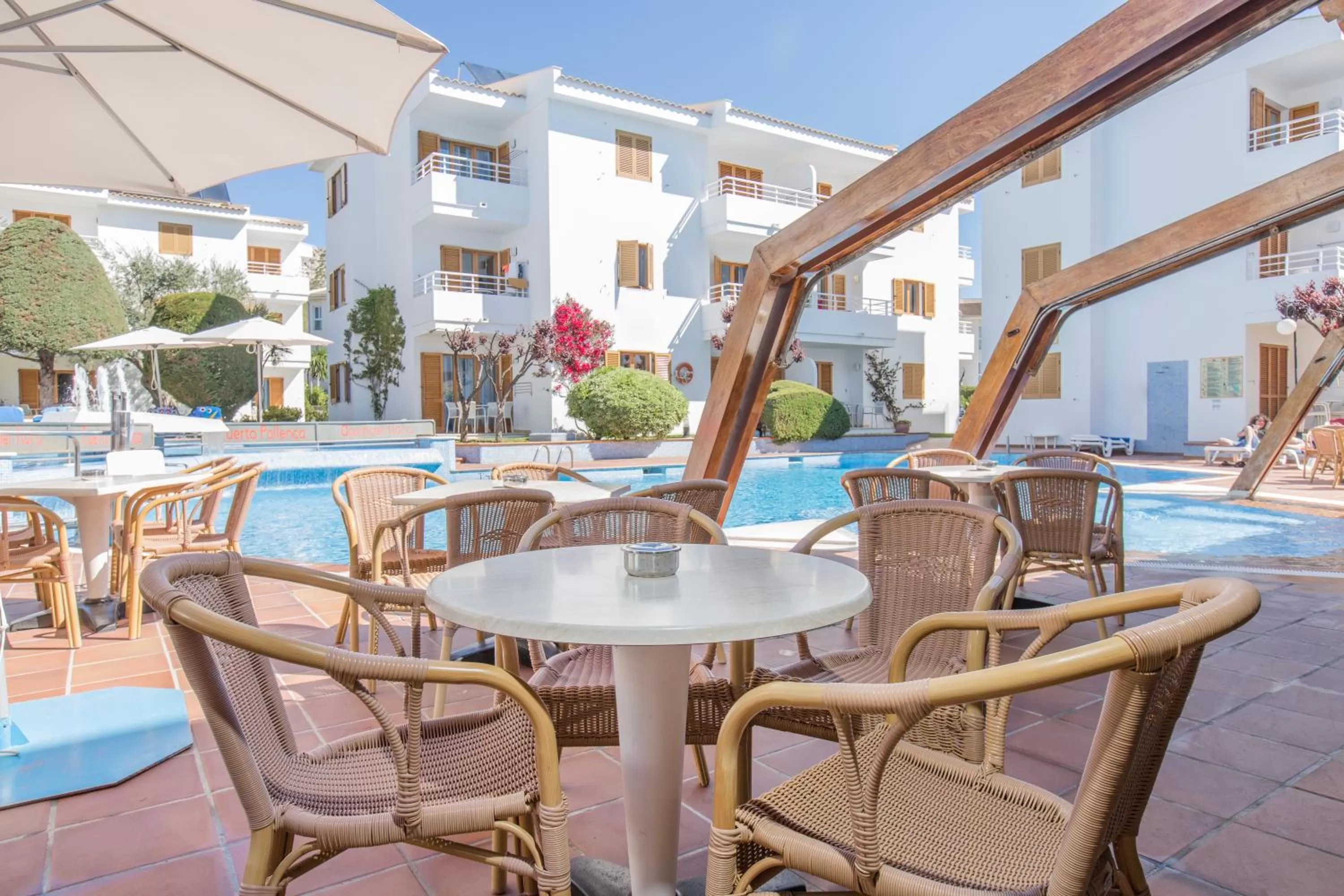 Balcony/Terrace in Aparthotel Flora