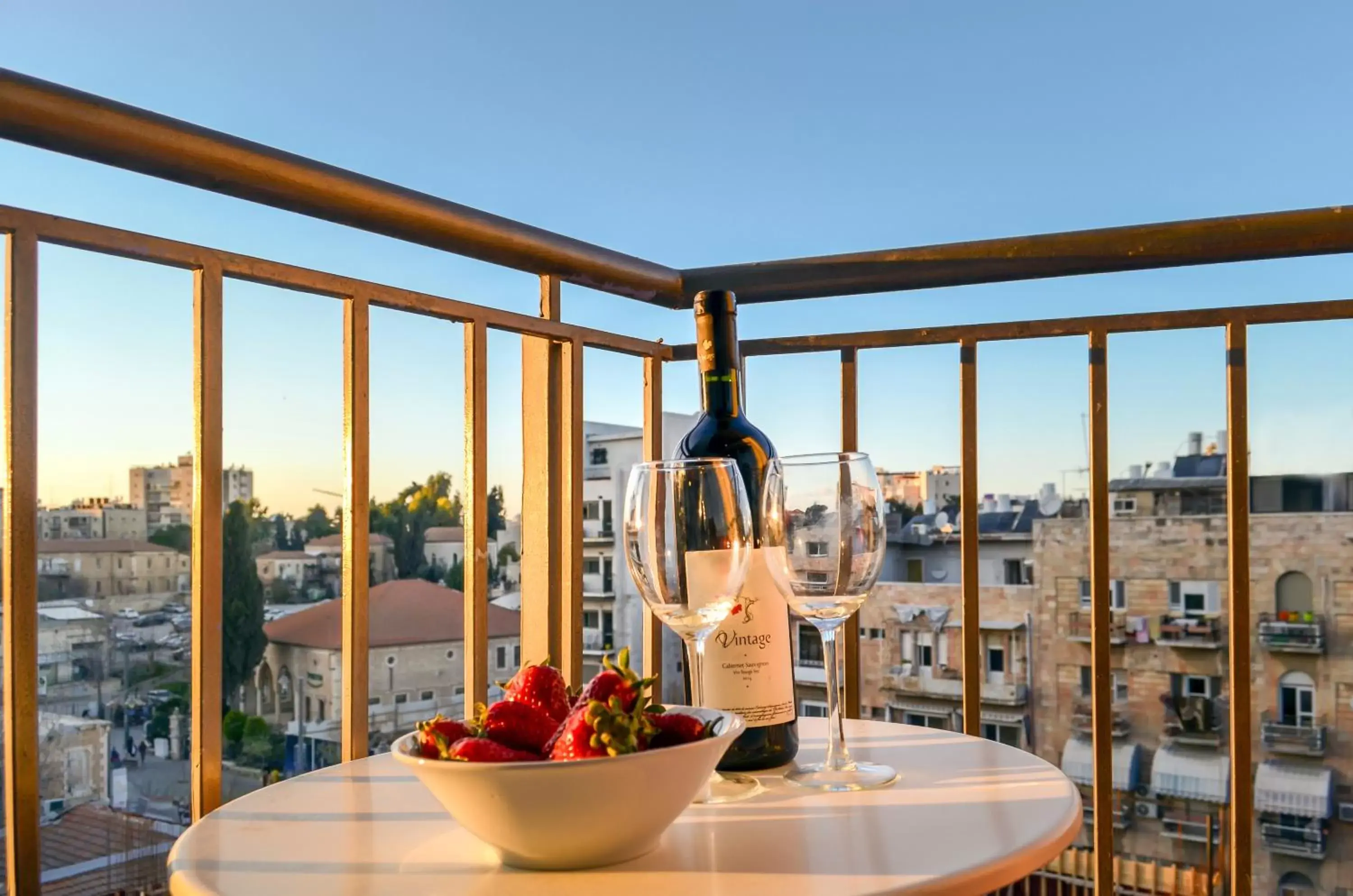 Balcony/Terrace in Paamonim Hotel Jerusalem