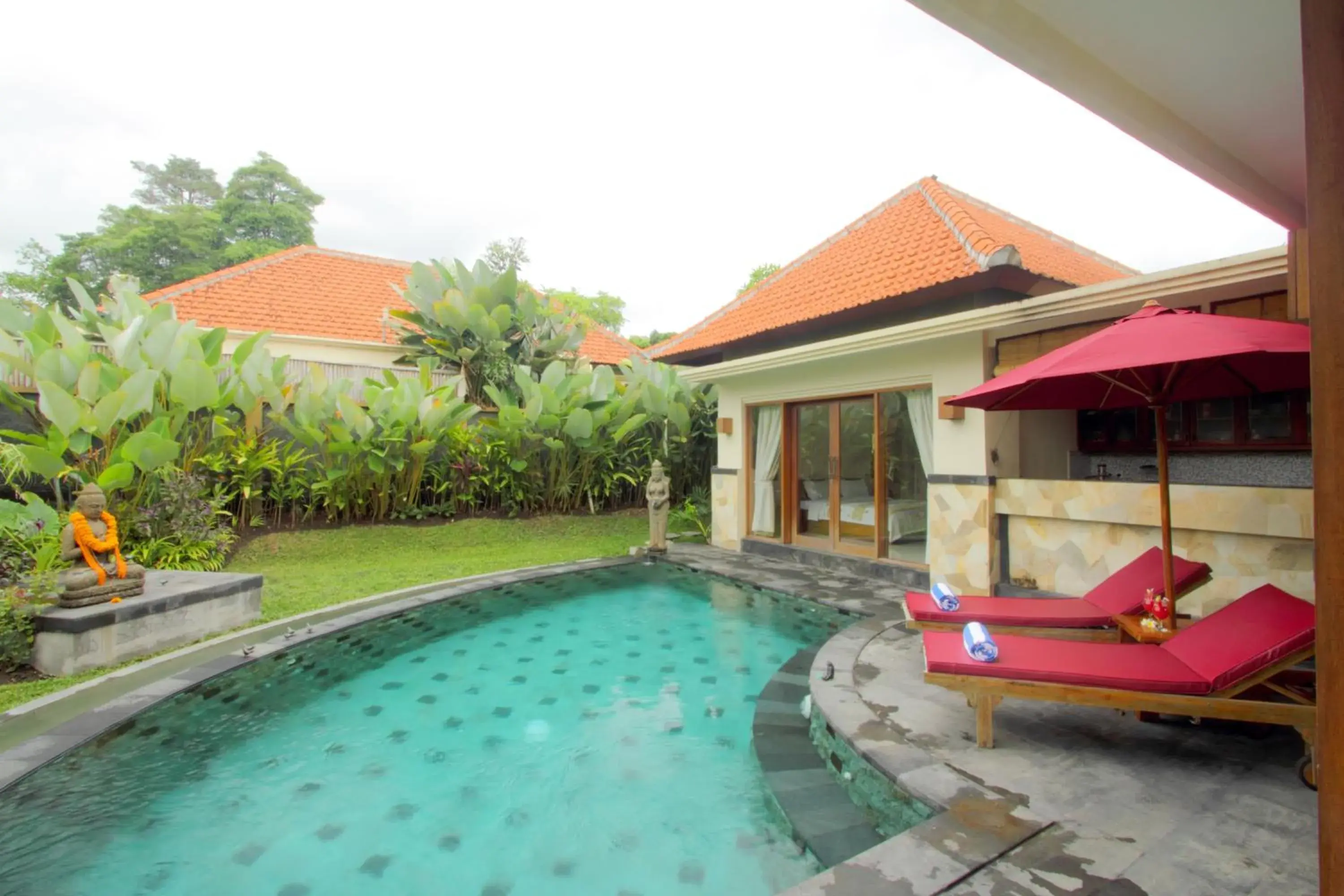 Facade/entrance, Swimming Pool in Kadiga Villas Ubud