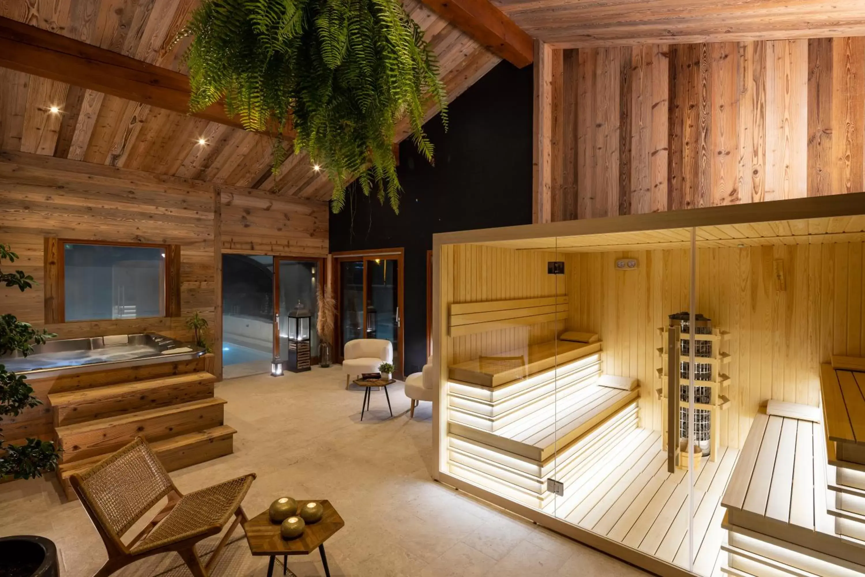 Spa and wellness centre/facilities in Hôtel et Spa Le Vermont