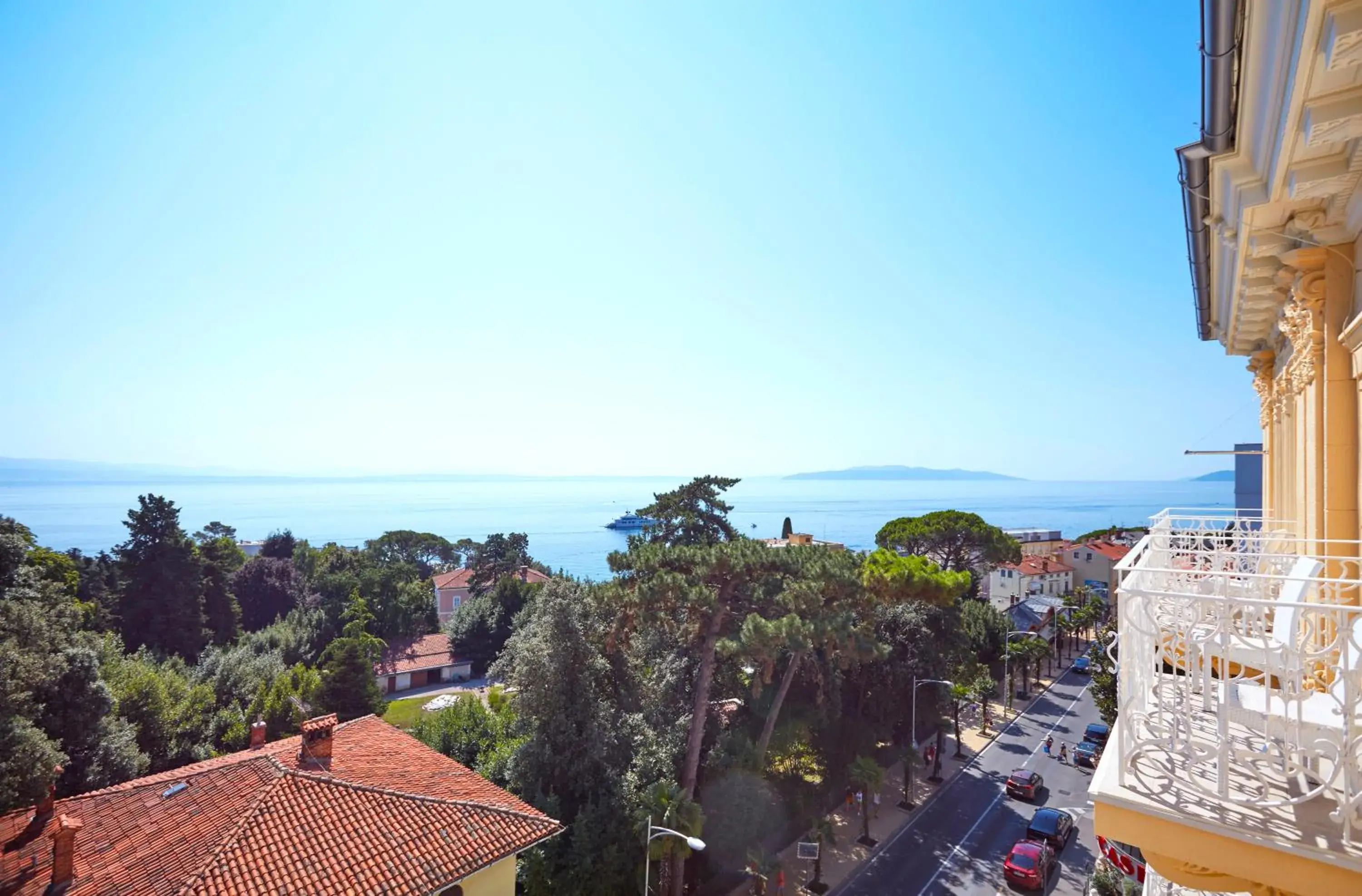 View (from property/room), Sea View in BRISTOL Hotel Opatija
