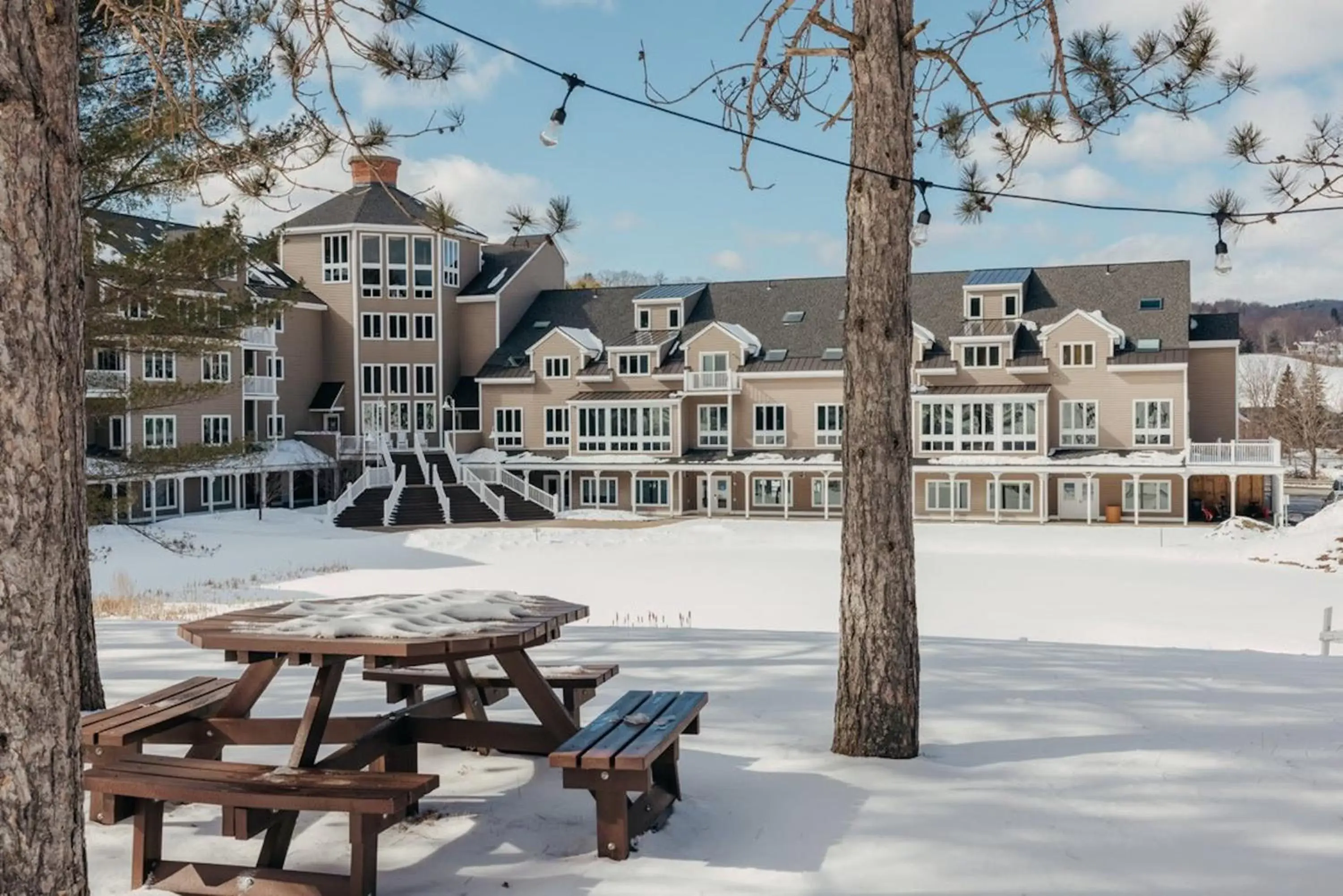 Property building, Winter in Holiday Inn Club Vacations Mount Ascutney Resort, an IHG Hotel
