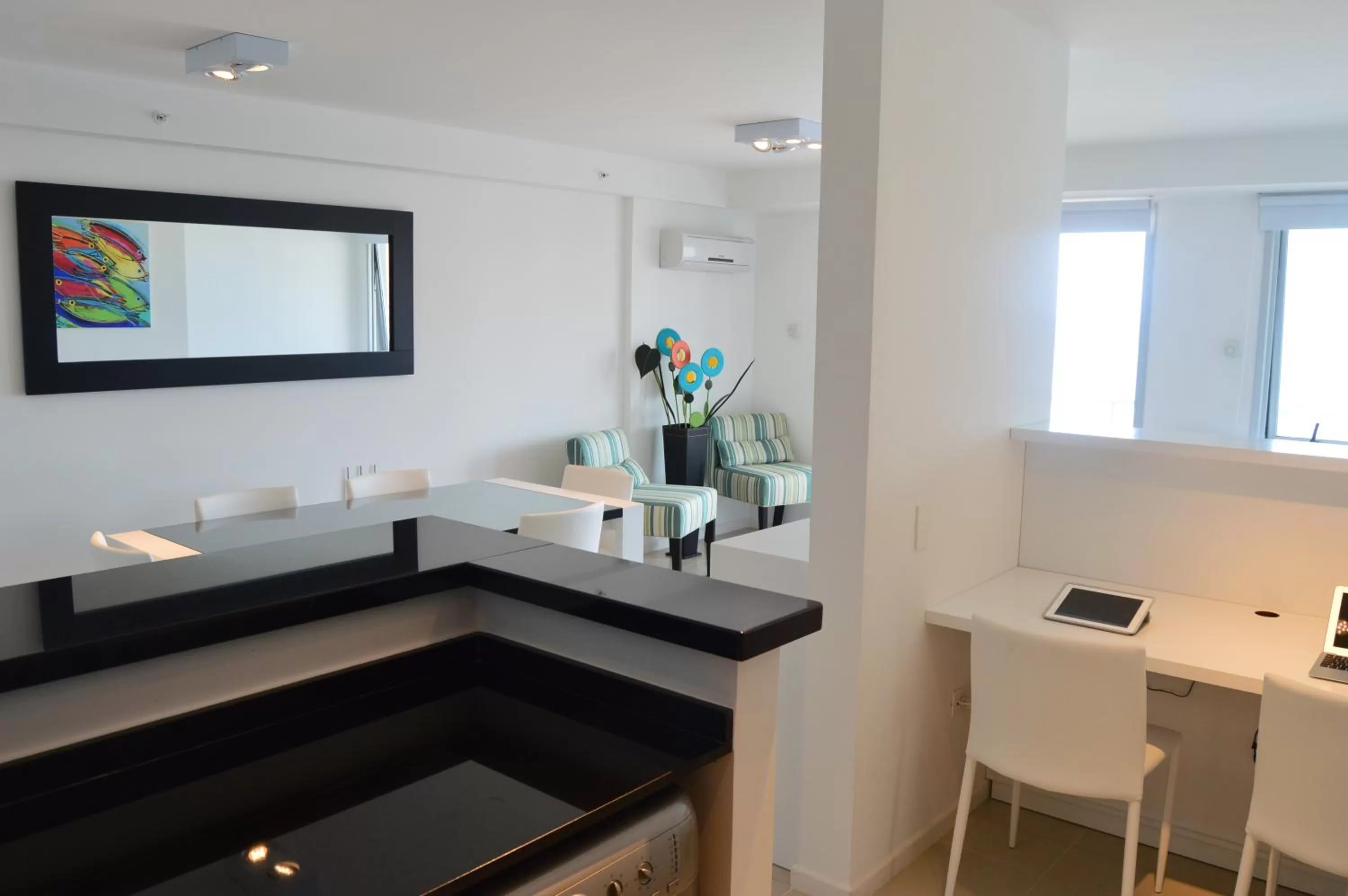 Dining area in Arenas del mar