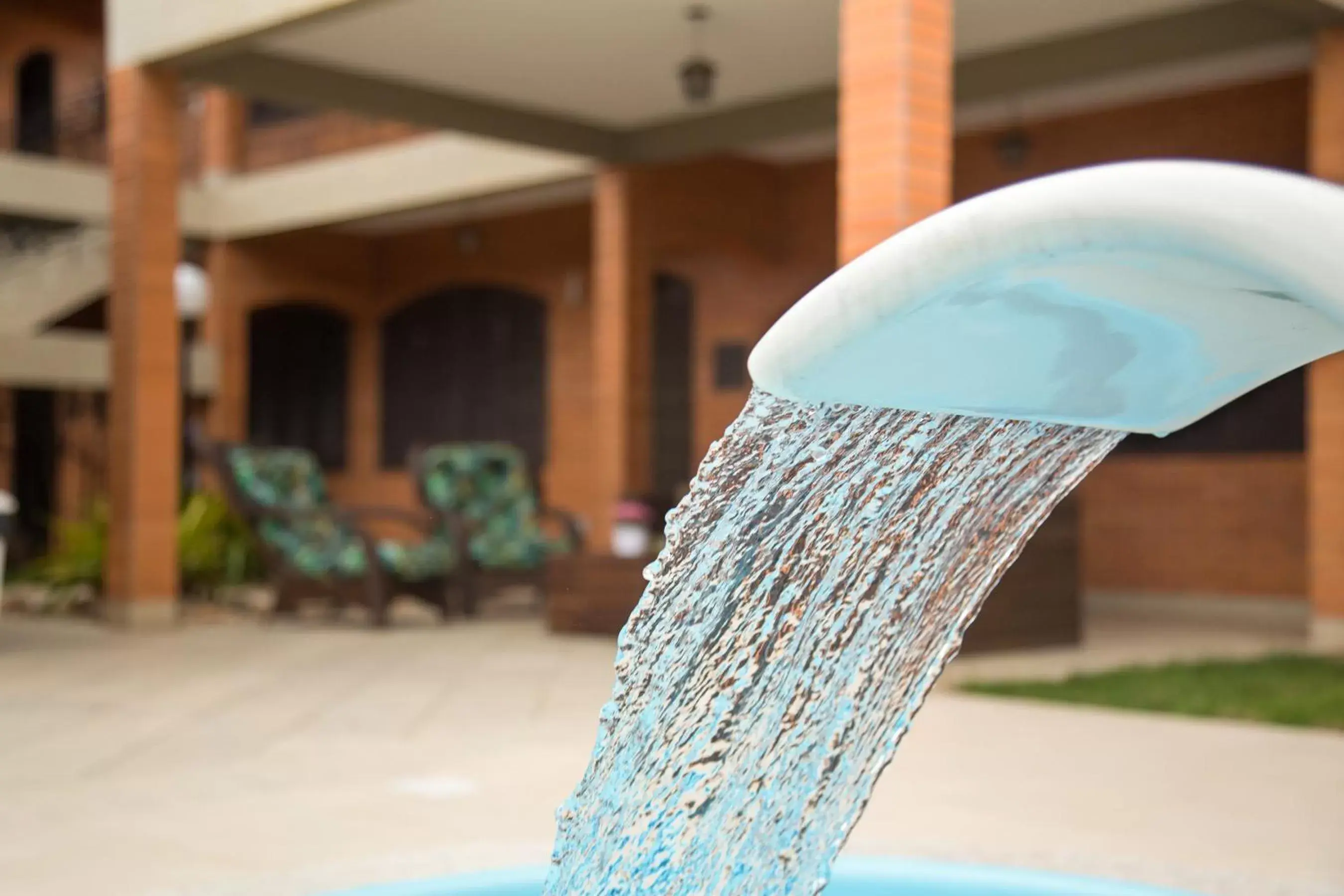 Pool view in Elite Hotel Pool view in Elite Hotel
