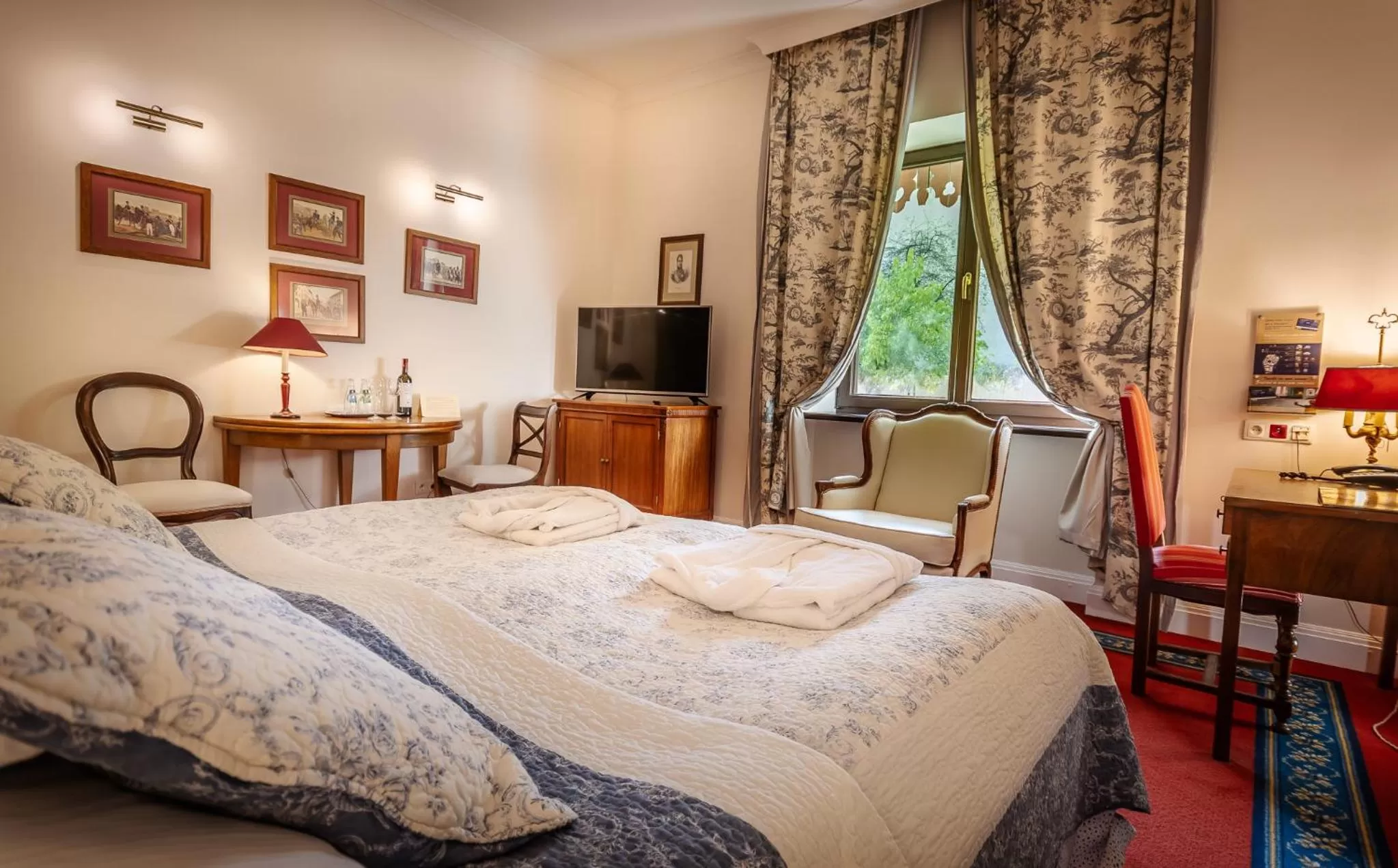 Bed in Hotel Gródek