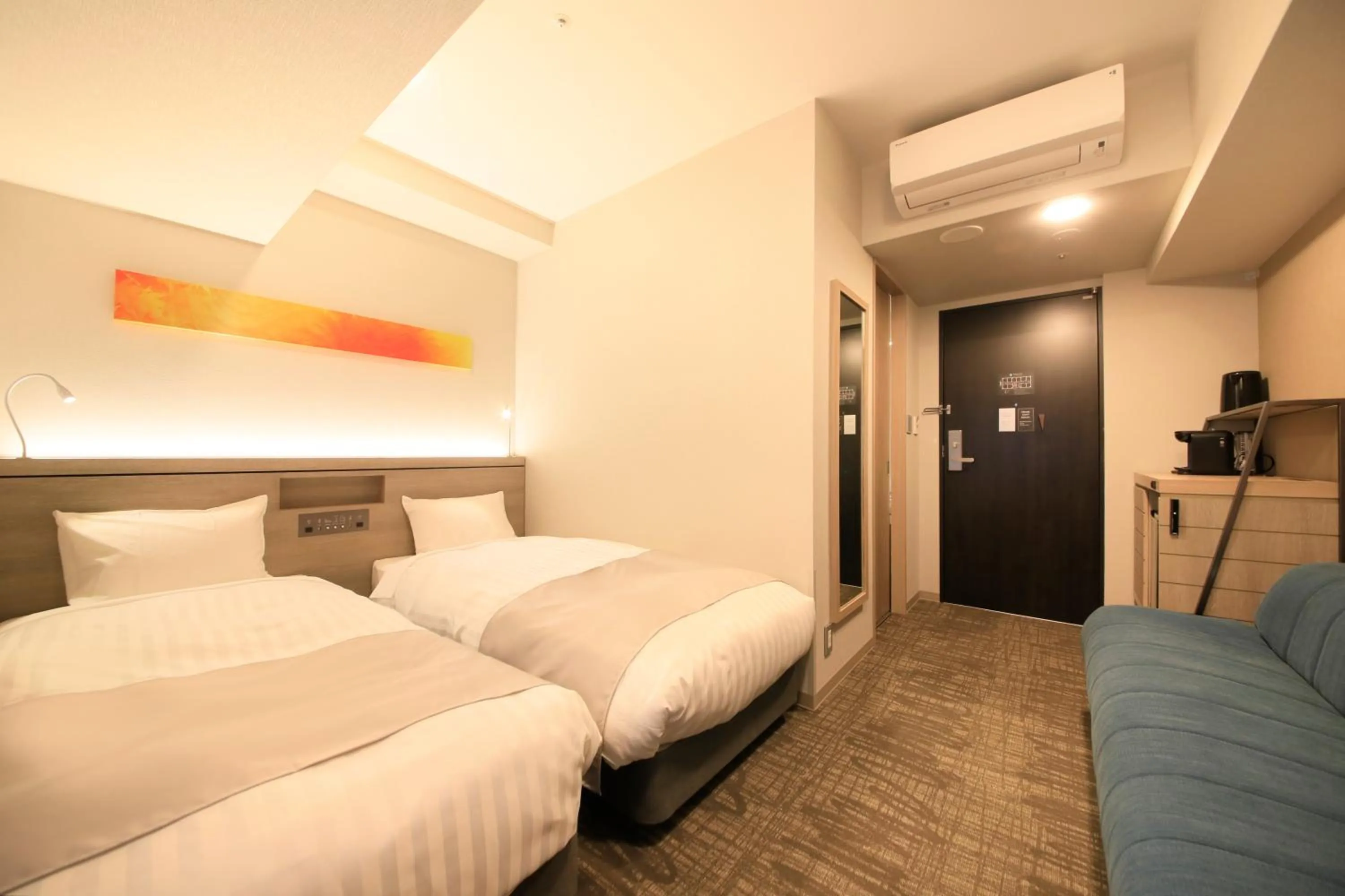 Photo of the whole room, Bed in S-peria Inn Osaka Hommachi