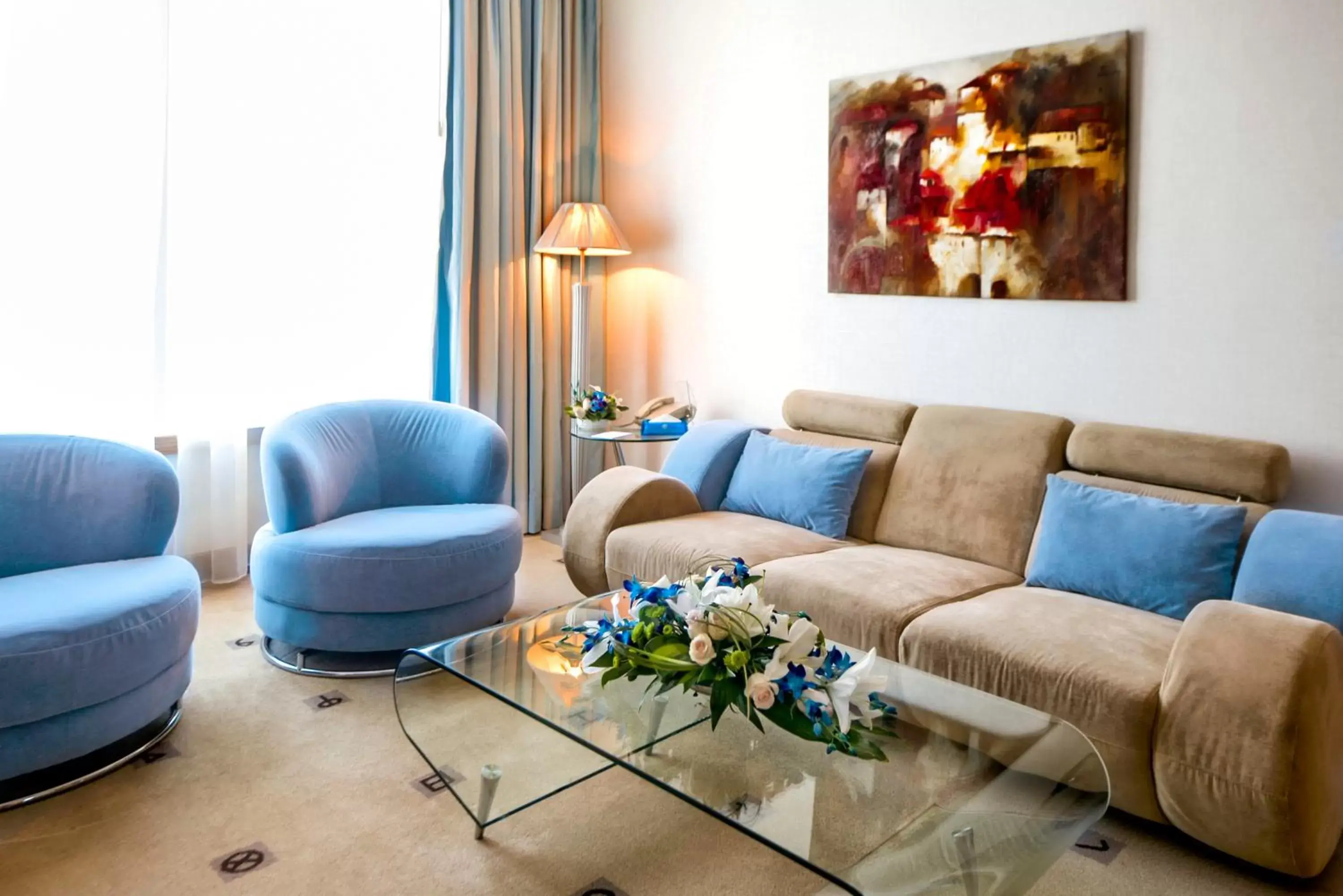 Living room, Seating Area in Marina Byblos Hotel