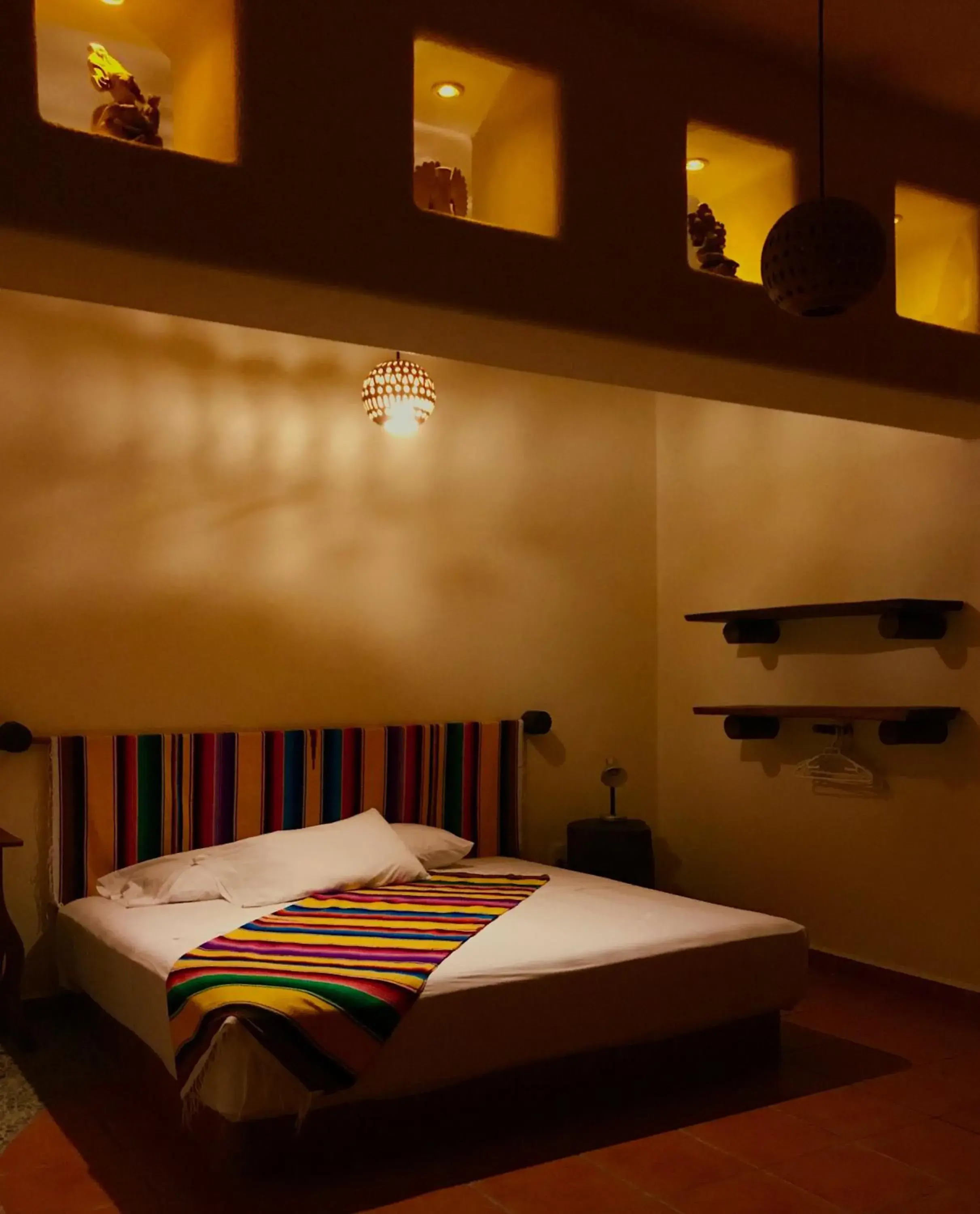Night, Bed in Lo Nuestro Petit Hotel Tulum