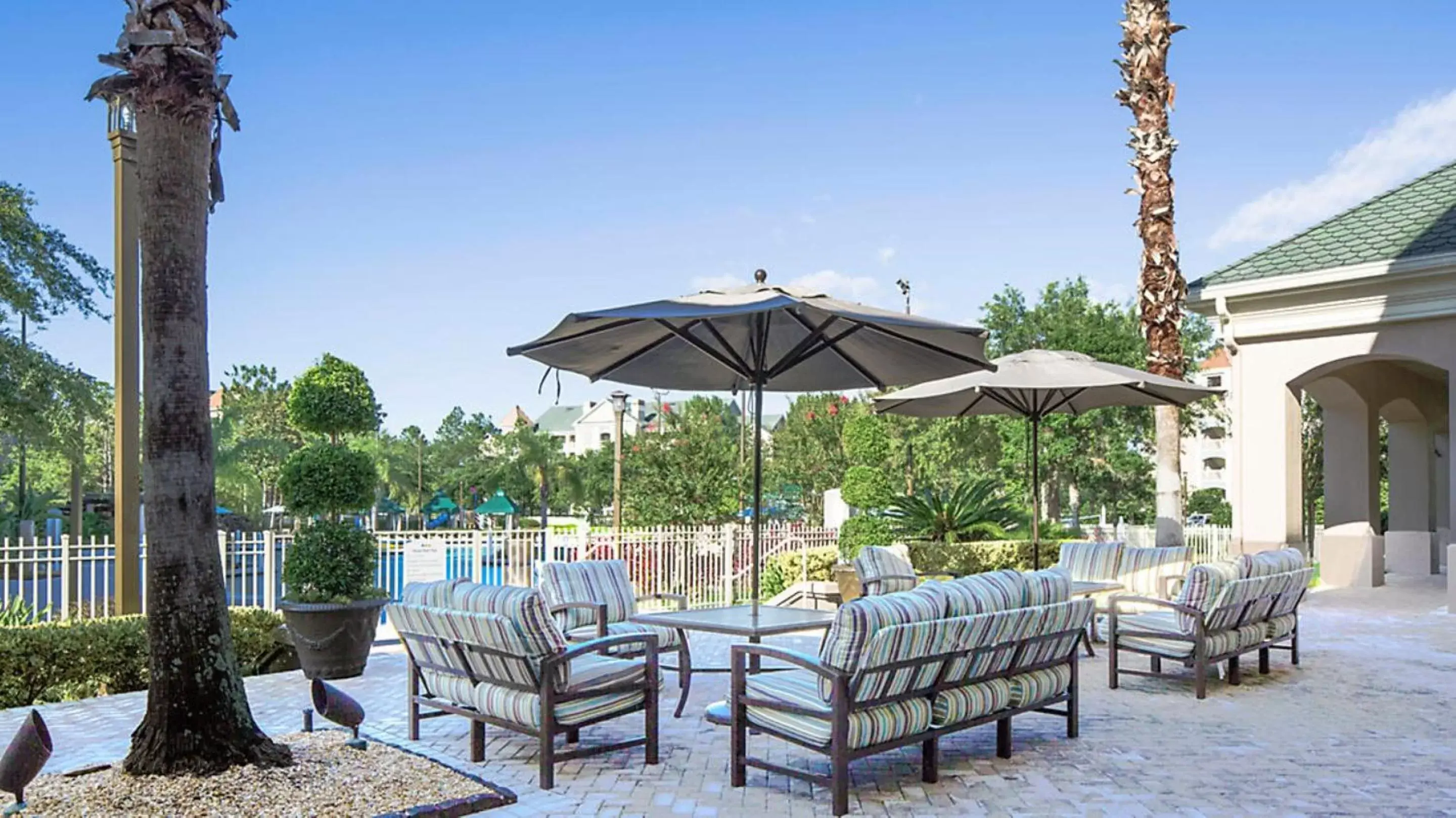 Patio in Bluegreen Vacations Grande Villas at World Golf Village