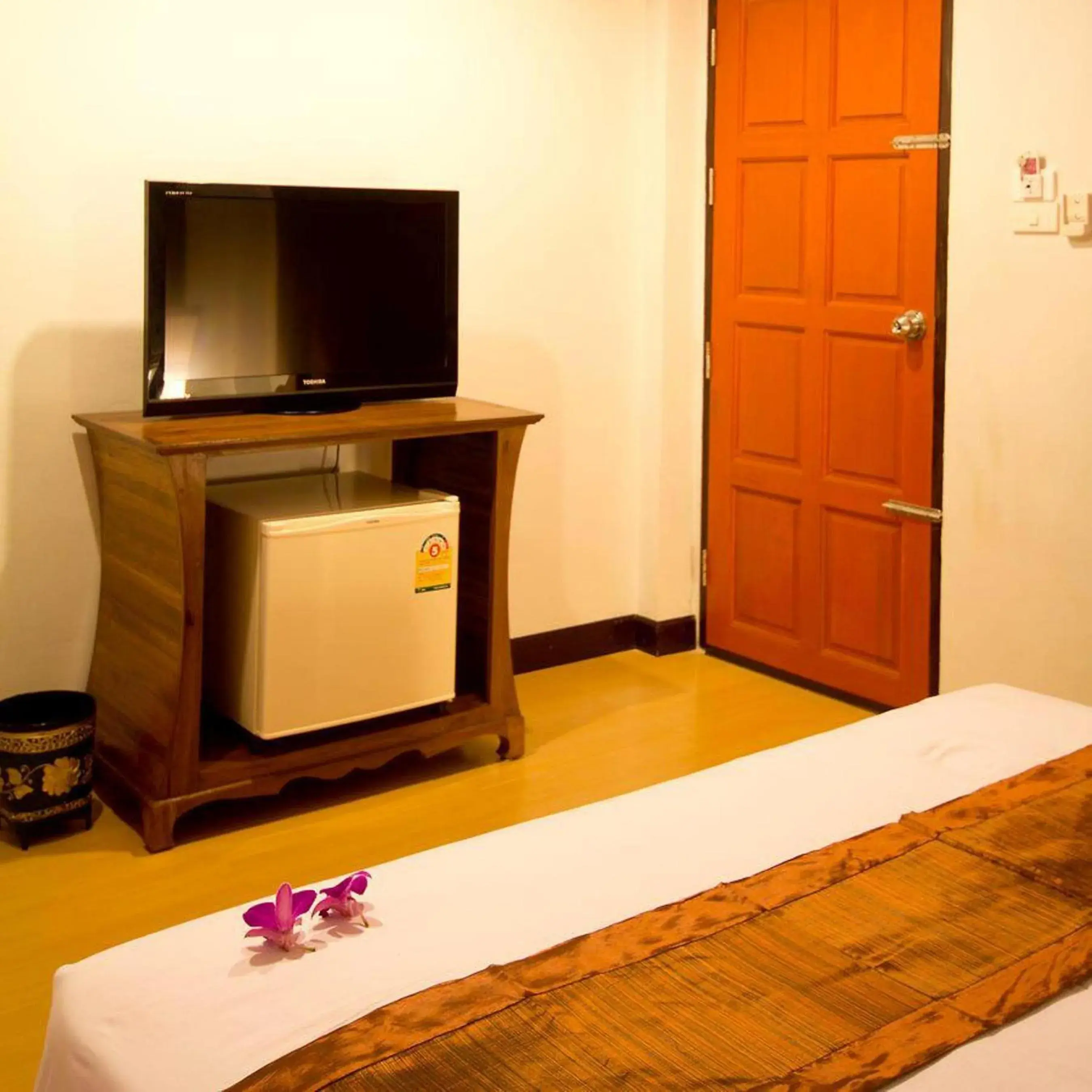 Photo of the whole room, TV/Entertainment Center in The Sylvana Pai Hotel