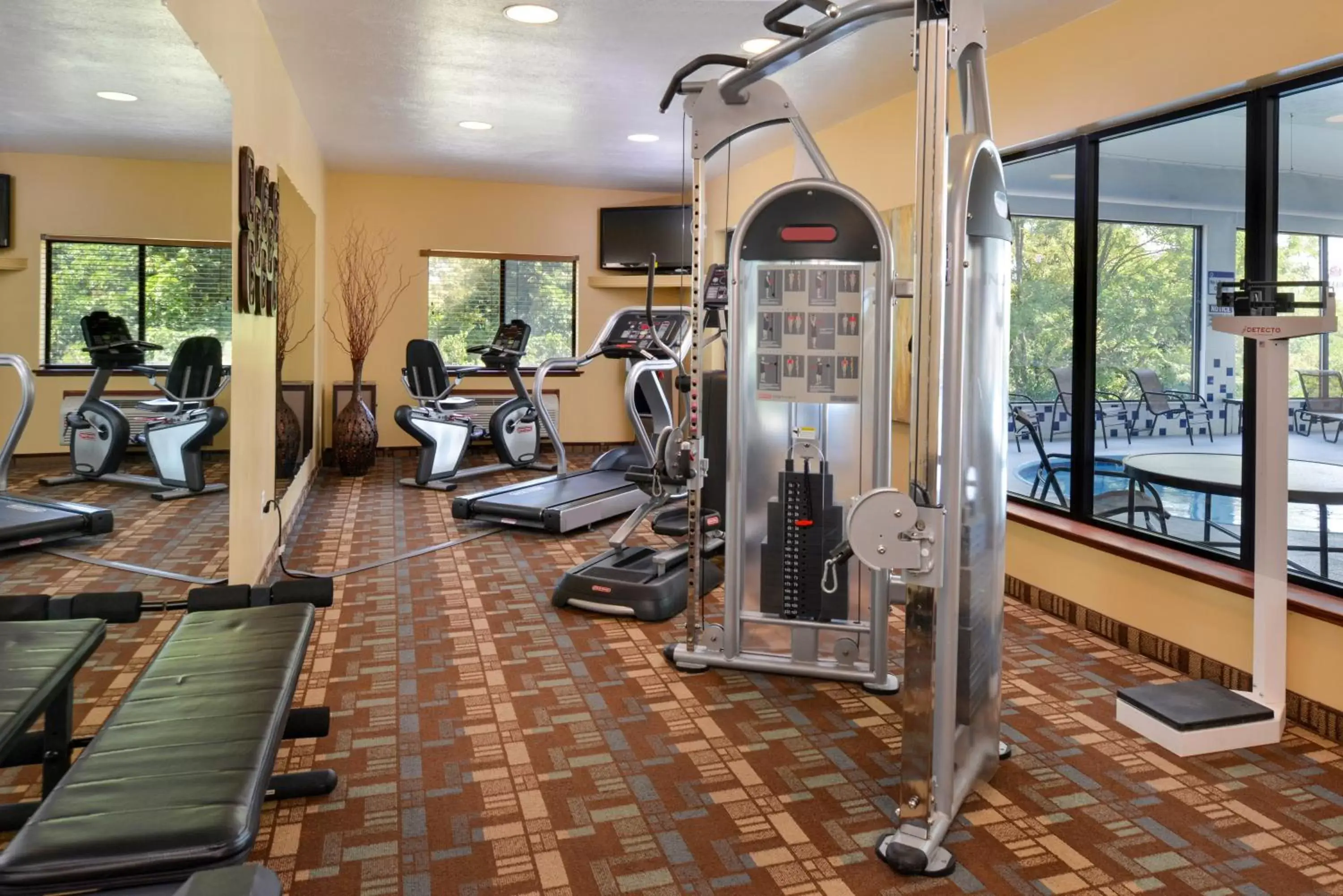 Fitness centre/facilities, Fitness Center/Facilities in Holiday Inn Express Morgantown, an IHG Hotel
