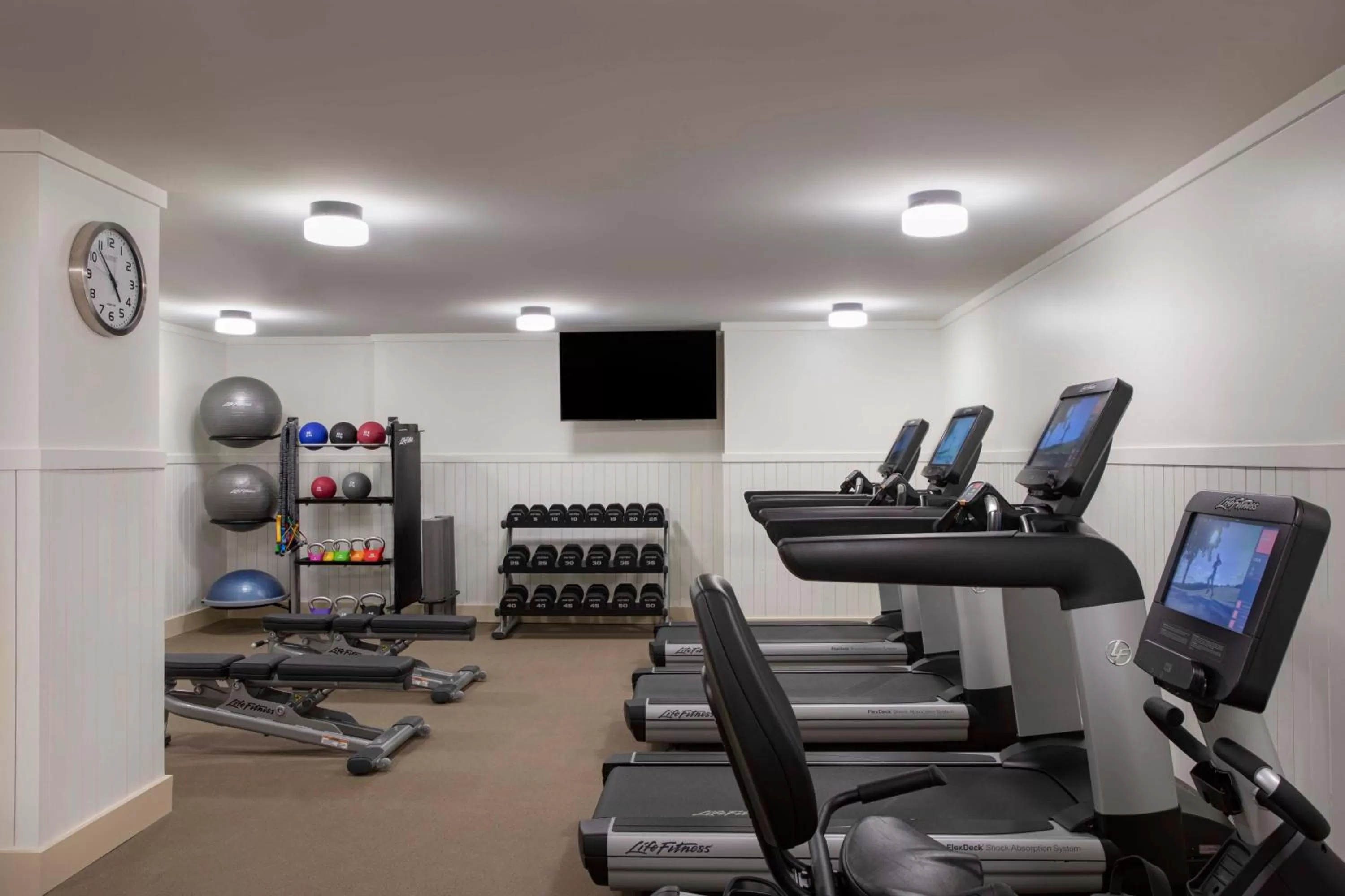 Fitness centre/facilities in Grand Adirondack Hotel, Lake Placid, a Tribute Portfolio Hotel