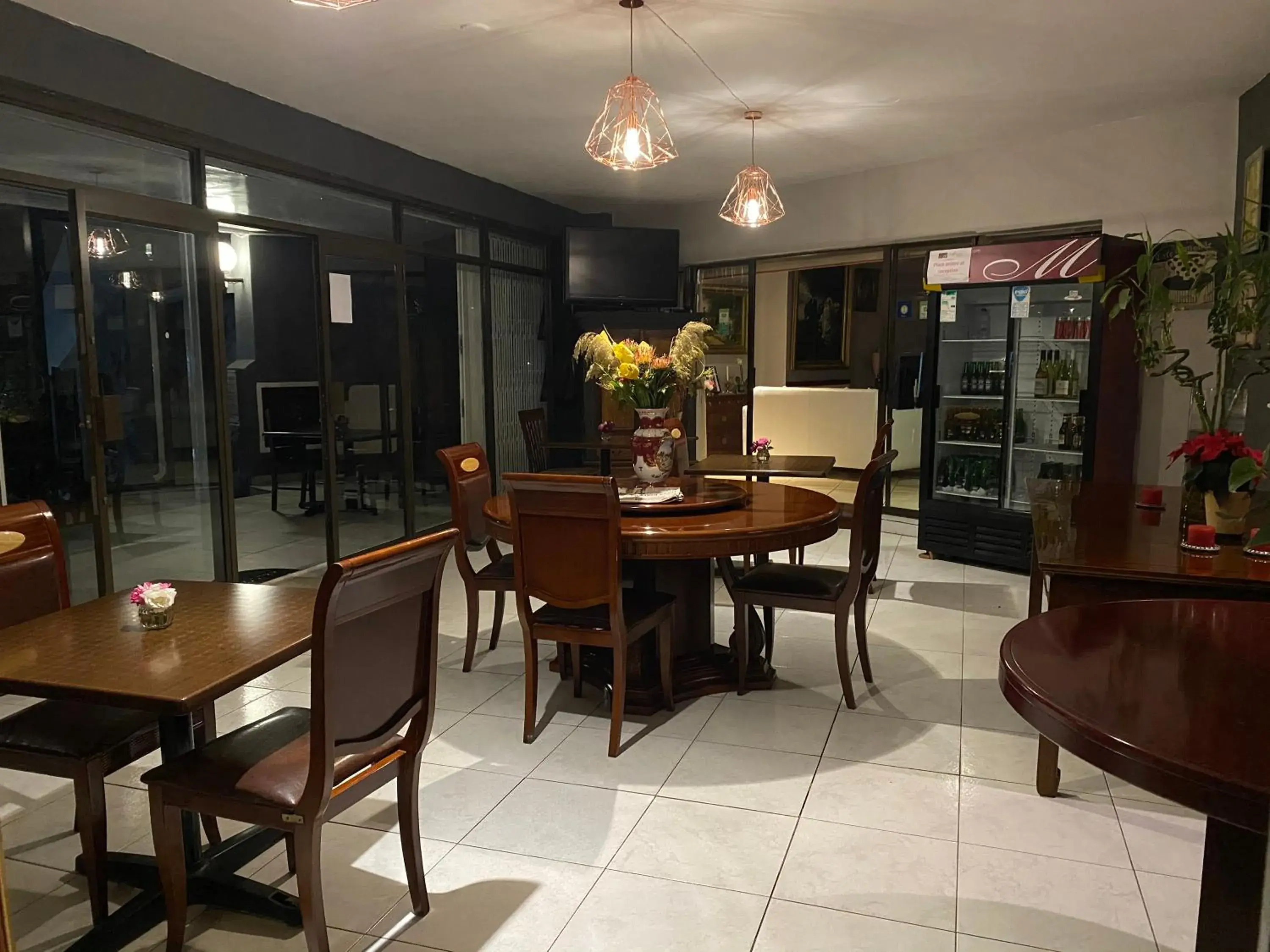 Dining area in Marion Lodge