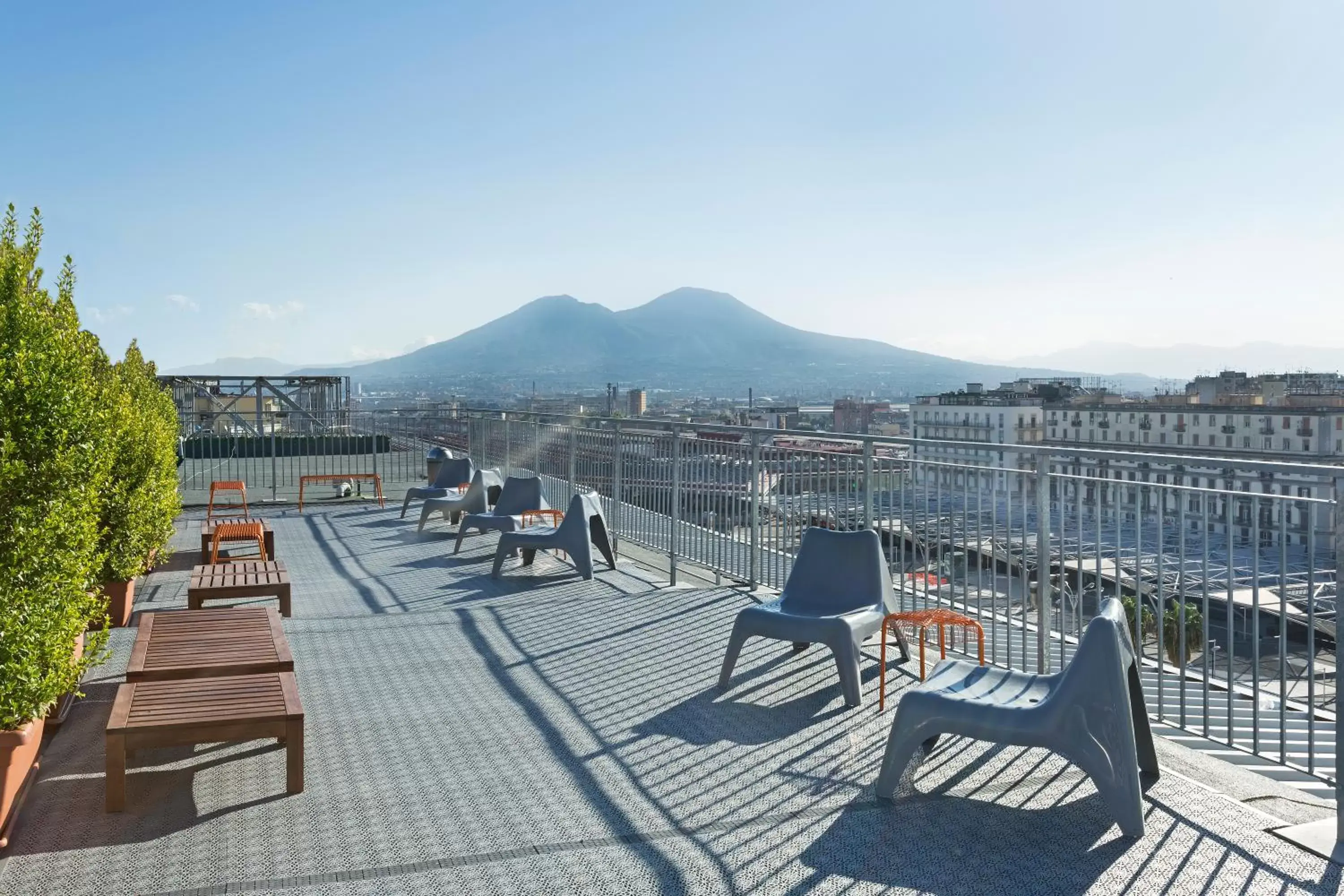 Balcony/Terrace in B&B Hotel Napoli