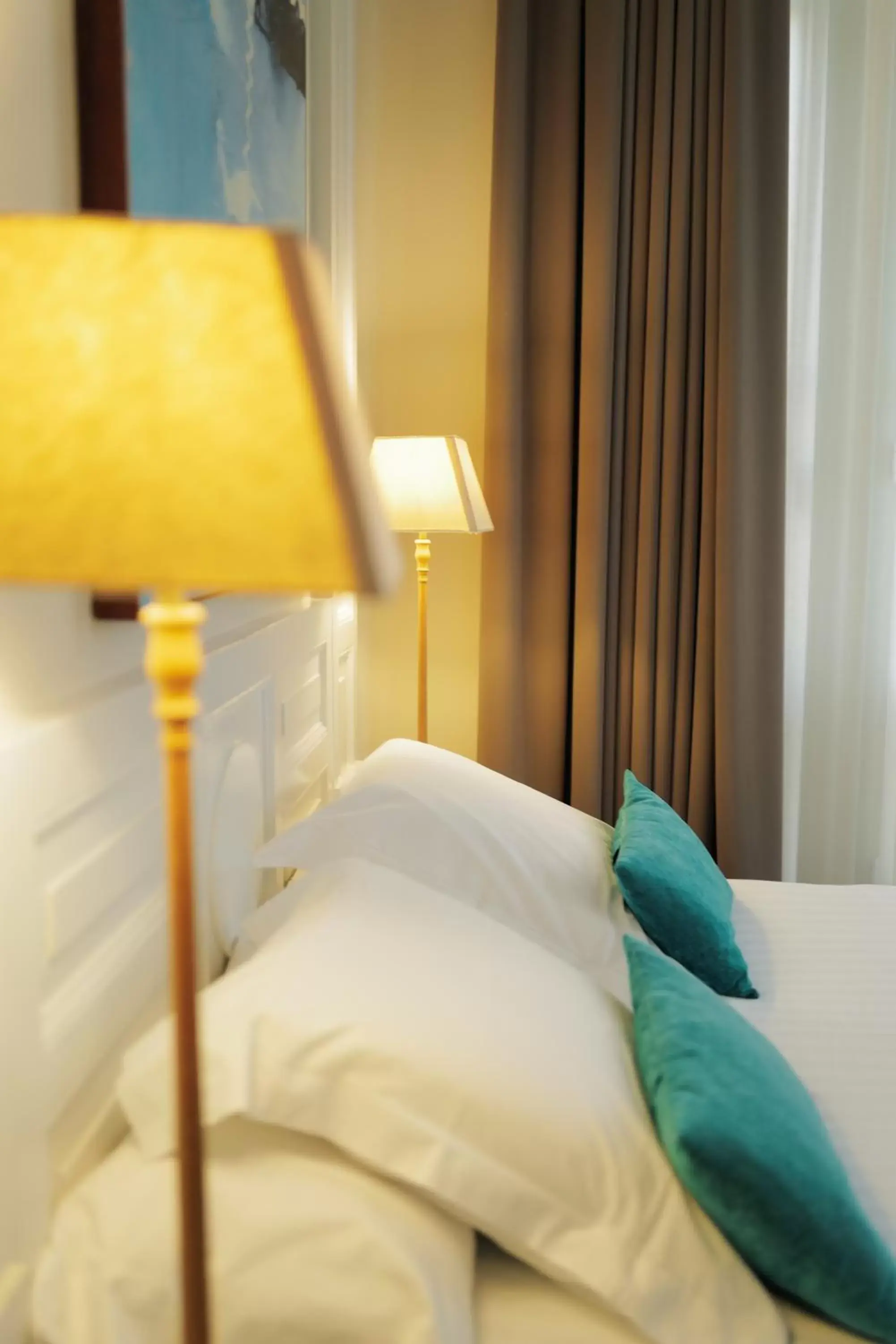 Bed in Hotel Villa Rosario