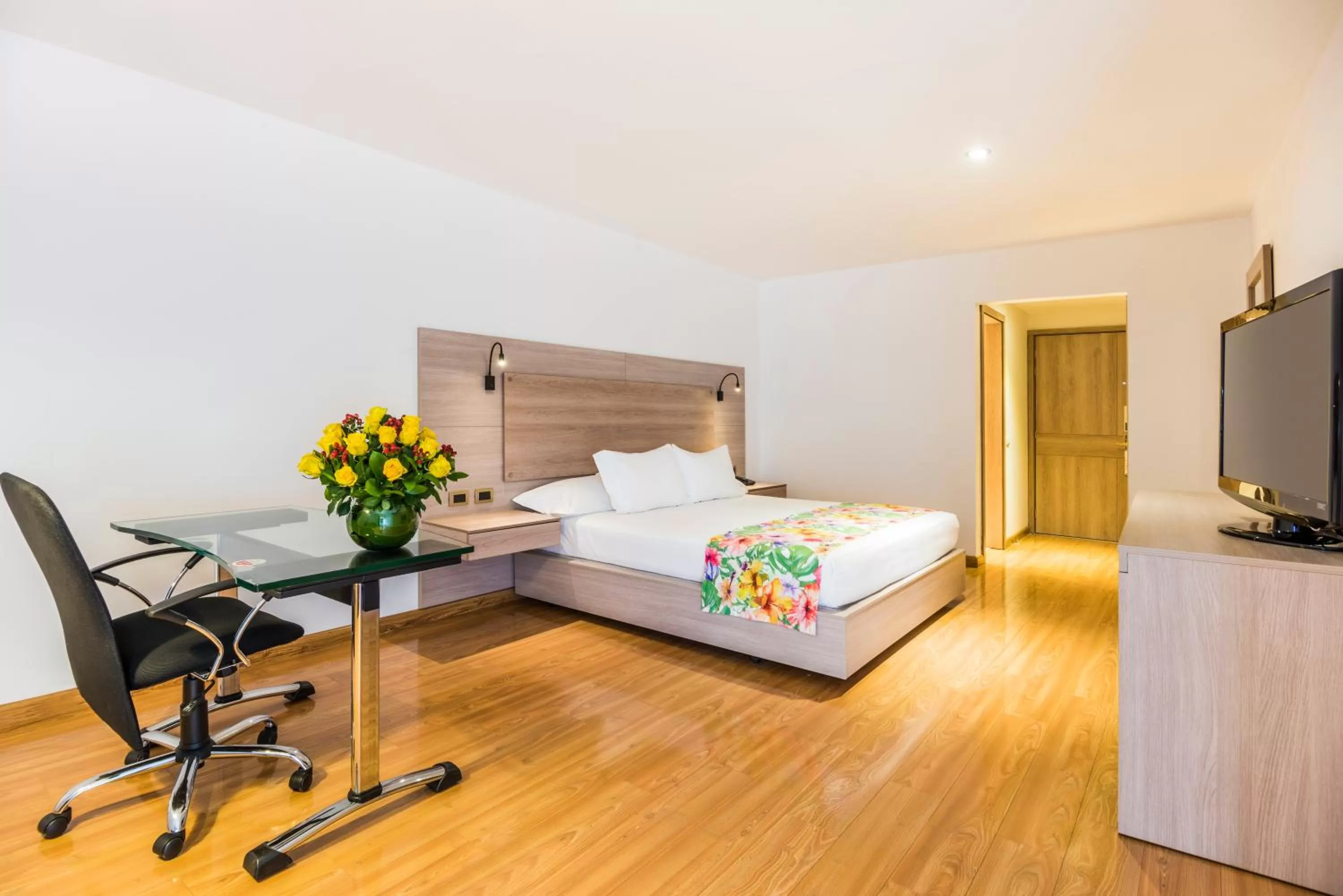 Bed in Hotel Rosales Plaza