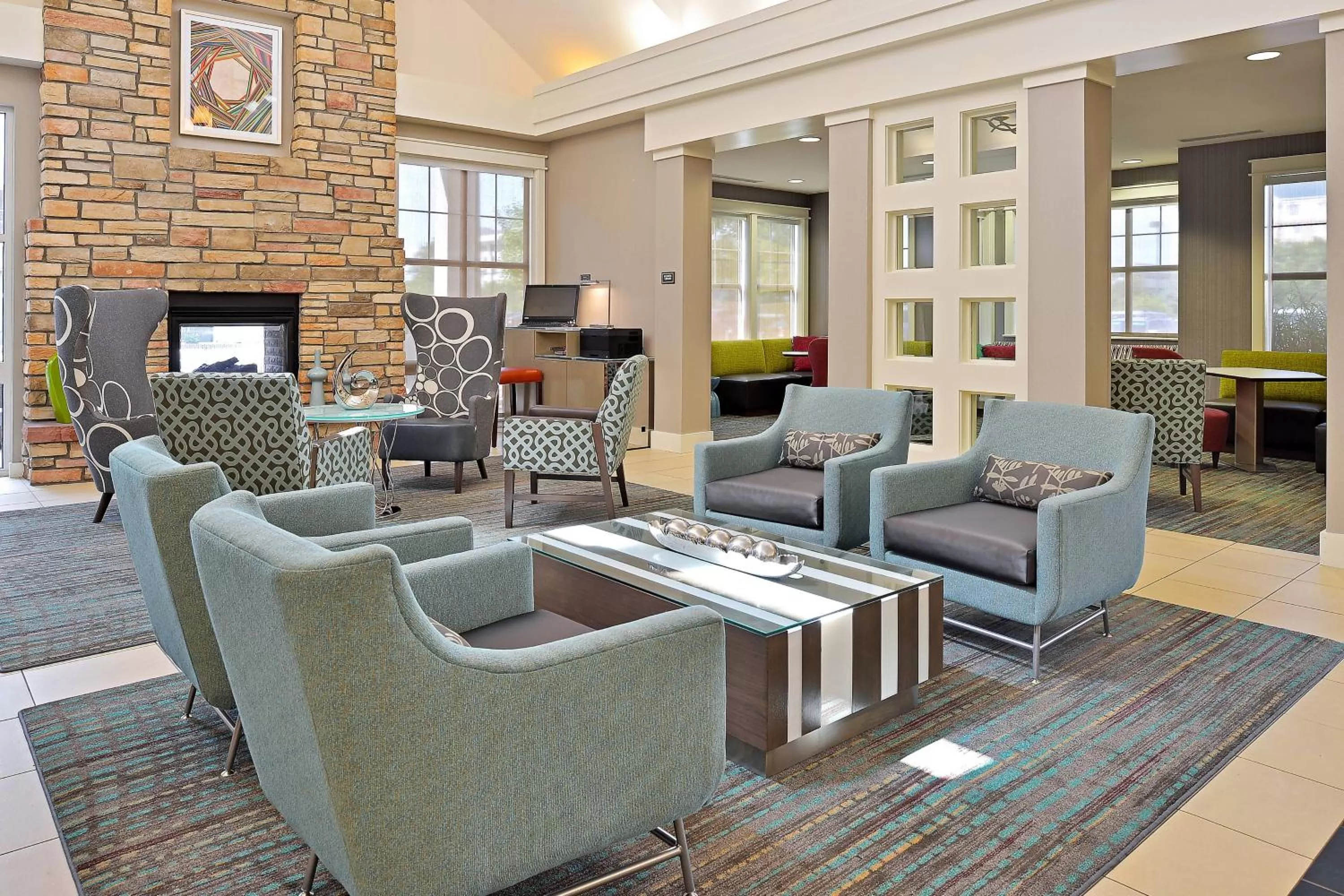 Lobby or reception in Residence Inn by Marriott Denver Airport at Gateway Park