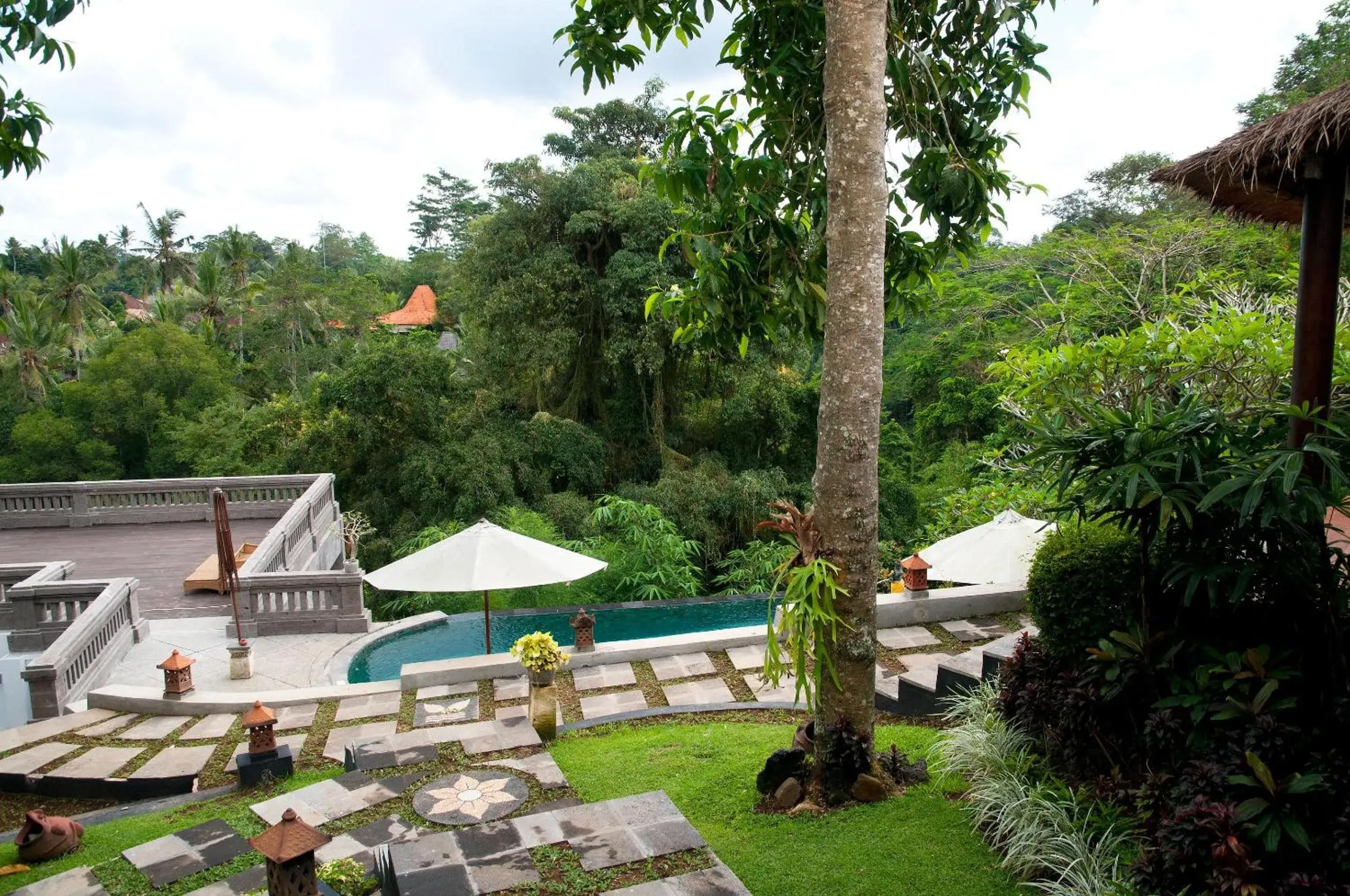 Swimming pool, Pool View in Ubud Dedari Villas