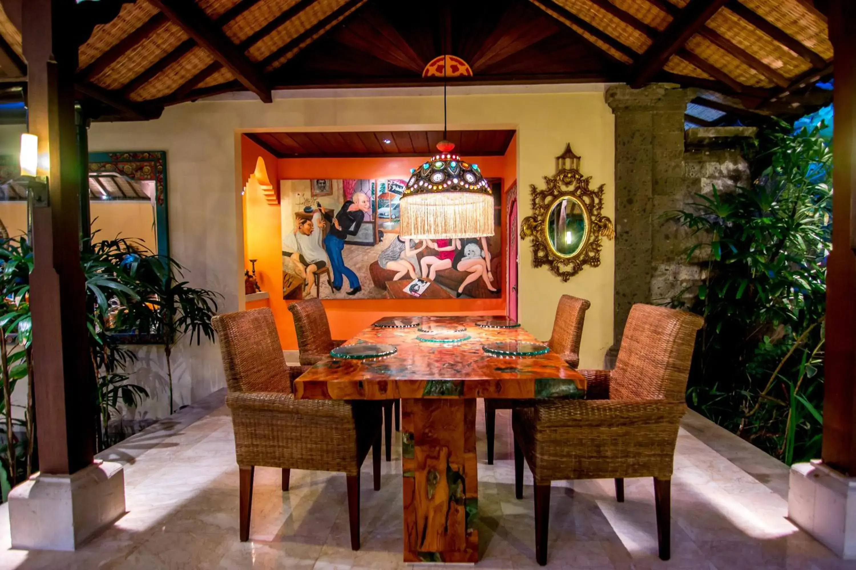 Dining area in Bidadari Private Villas & Retreat