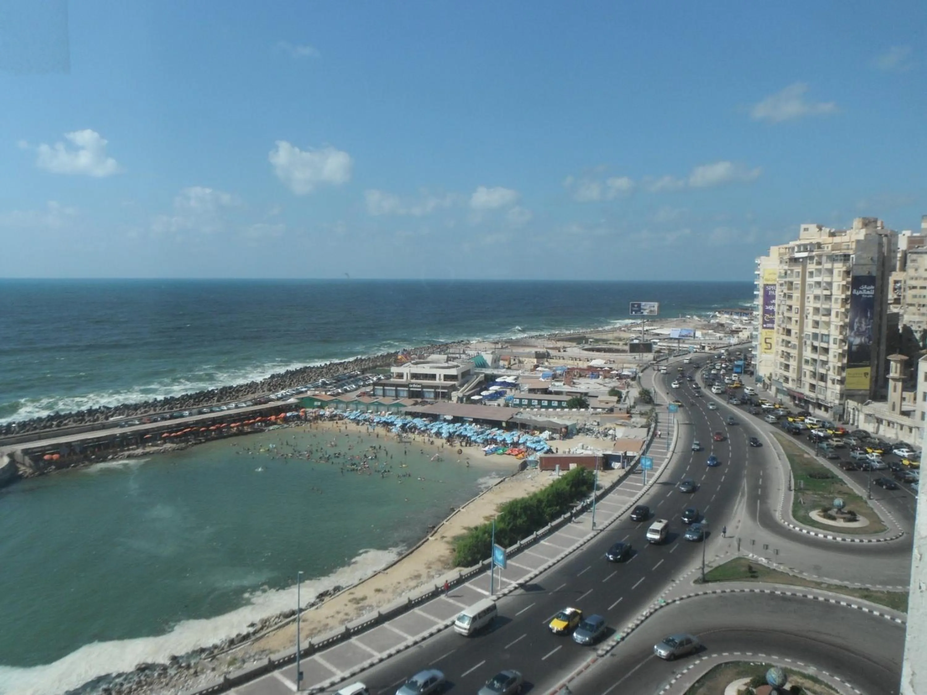 Beach in Romance Alexandria Hotel