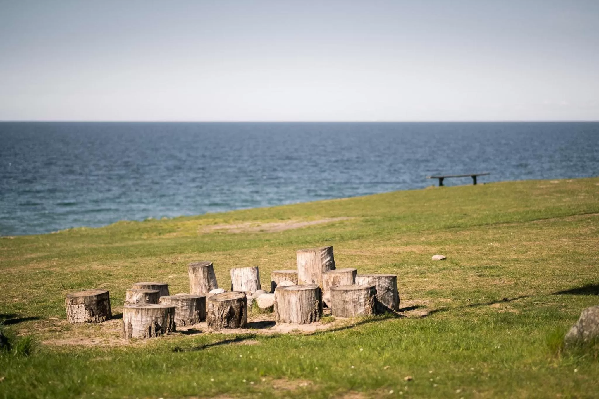 Natural landscape in Kysthusene Gilleleje