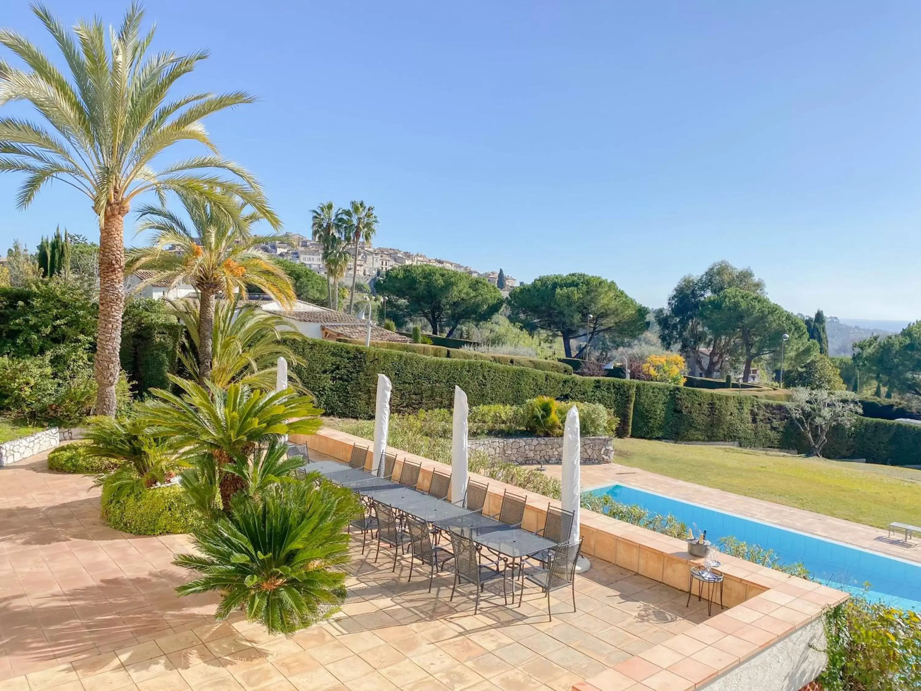 Patio, Swimming Pool in Villa St Maxime