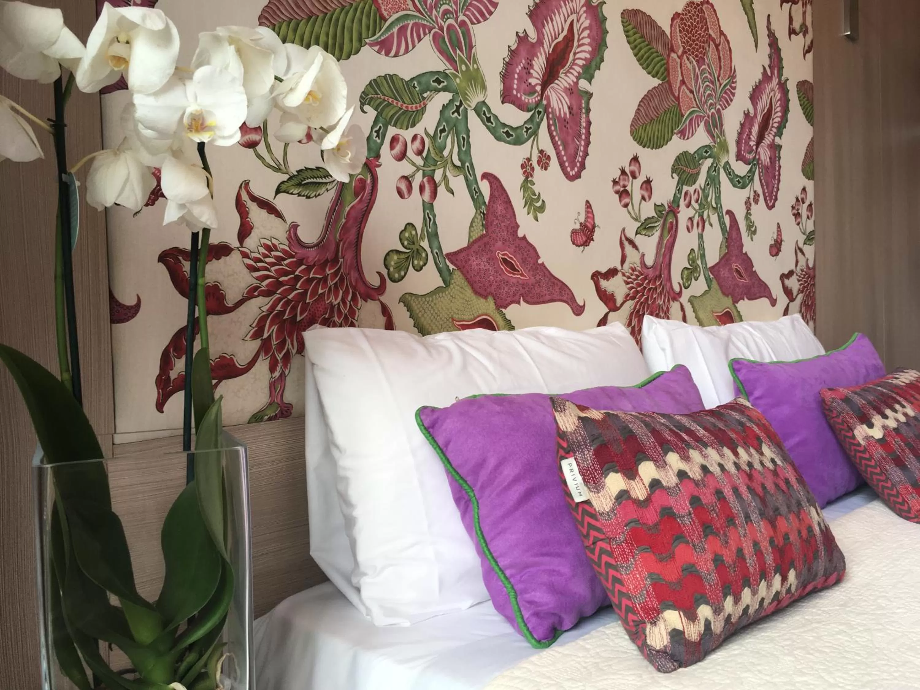 Bed in Hotel Ginebra