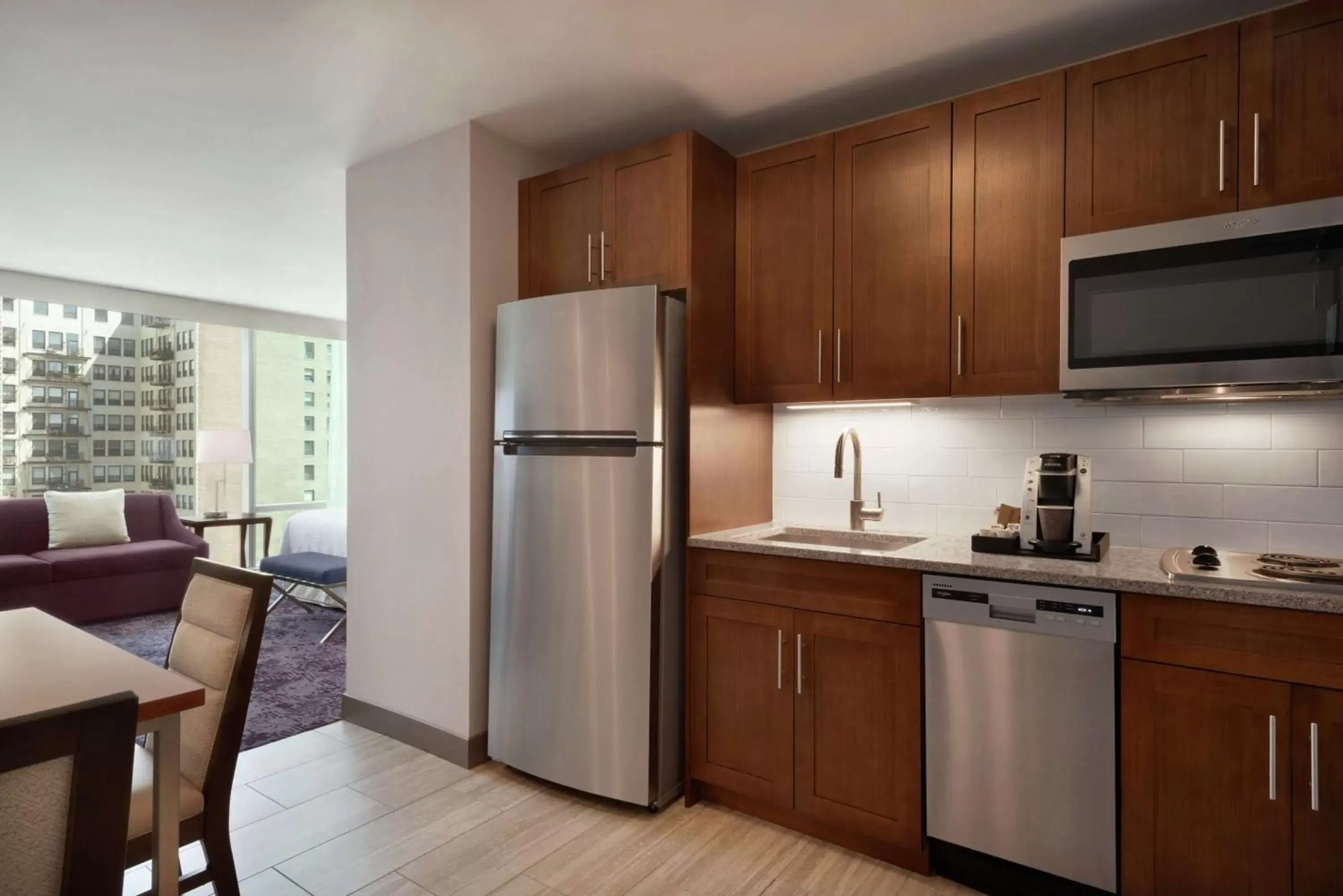 Kitchen or kitchenette, Kitchen/Kitchenette in Homewood Suites By Hilton Chicago Downtown South Loop