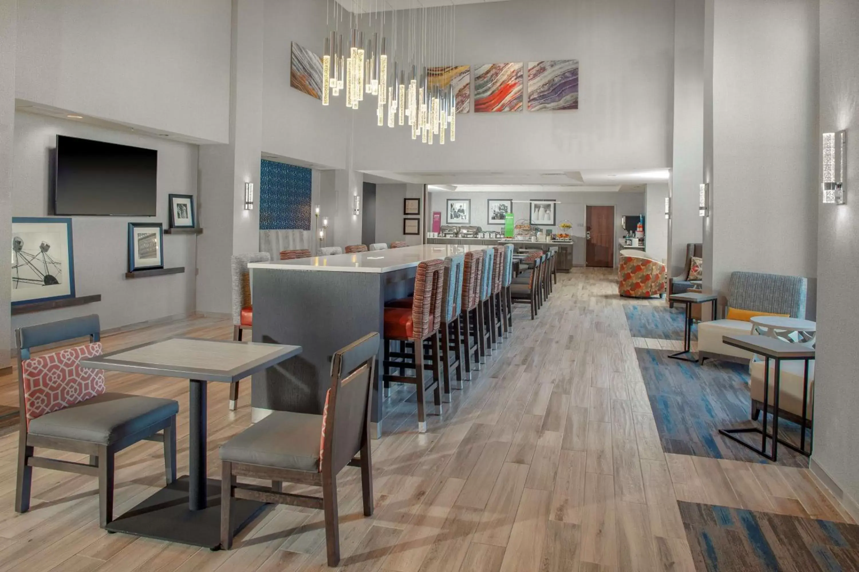 Lobby or reception, Restaurant/Places to Eat in Hampton Inn & Suites Chicago-Burr Ridge