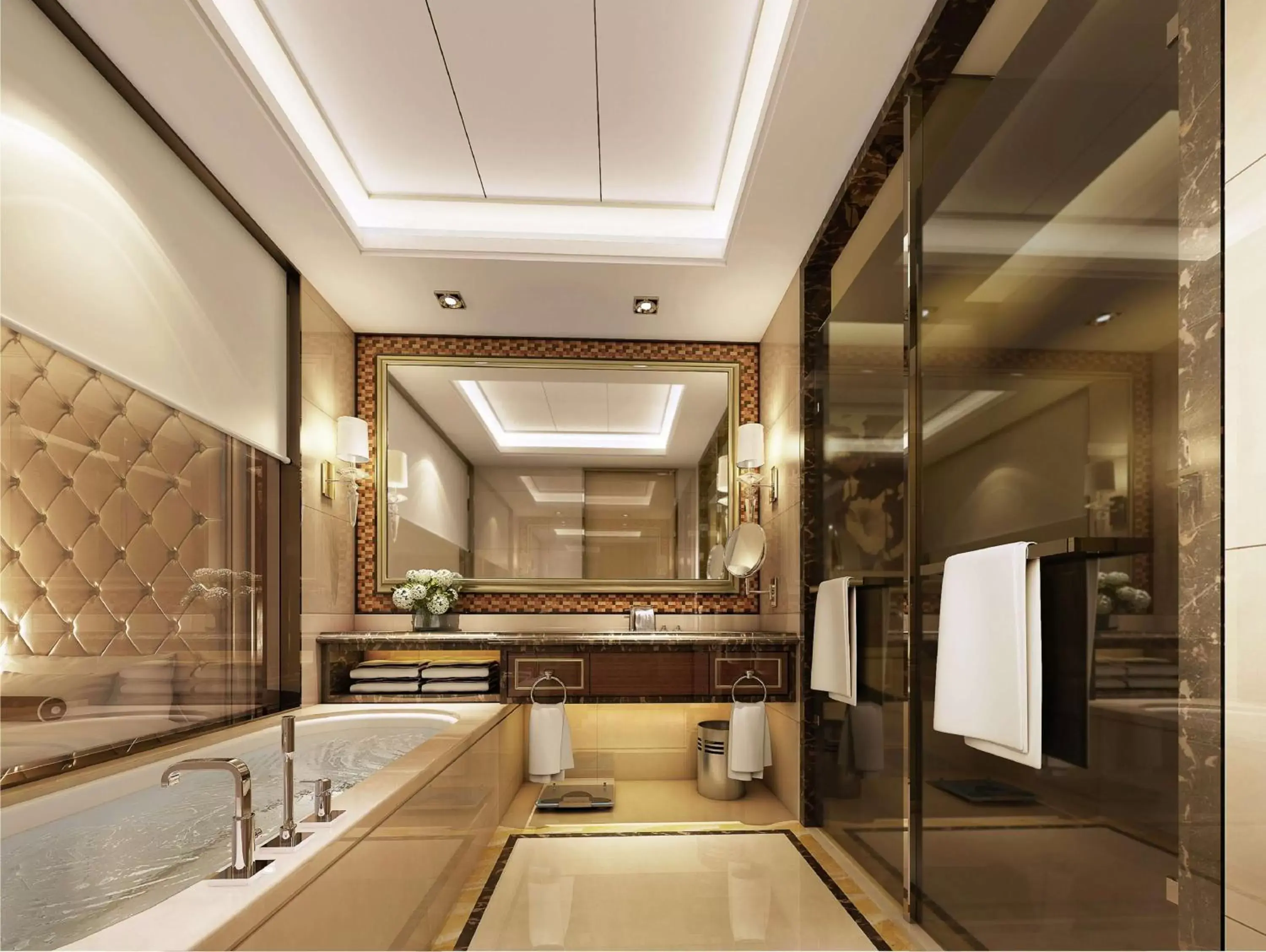 Bathroom, Kitchen/Kitchenette in Hilton Nanjing