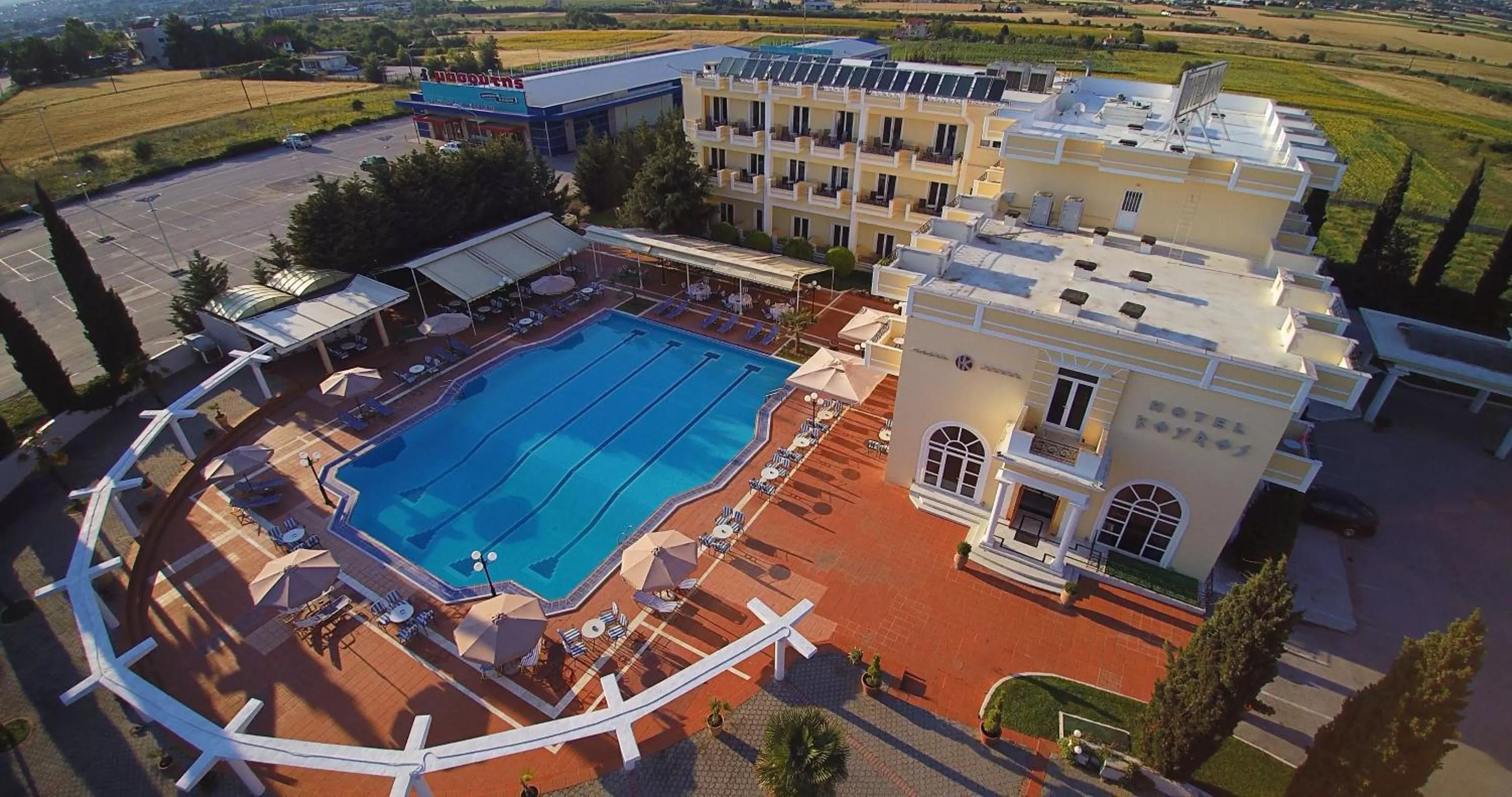 Property building in Kouros Hotel