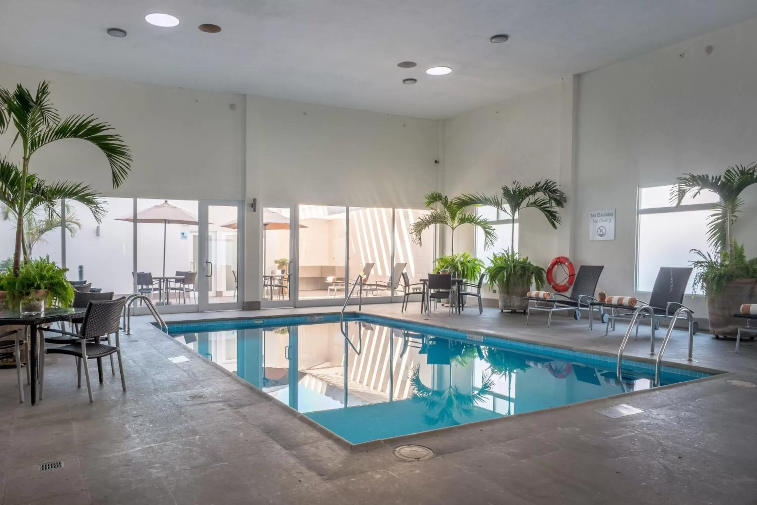 Swimming pool in Holiday Inn Express & Suites Silao Aeropuerto Terminal by IHG Swimming pool in Holiday Inn Express & Suites Silao Aeropuerto Terminal by IHG