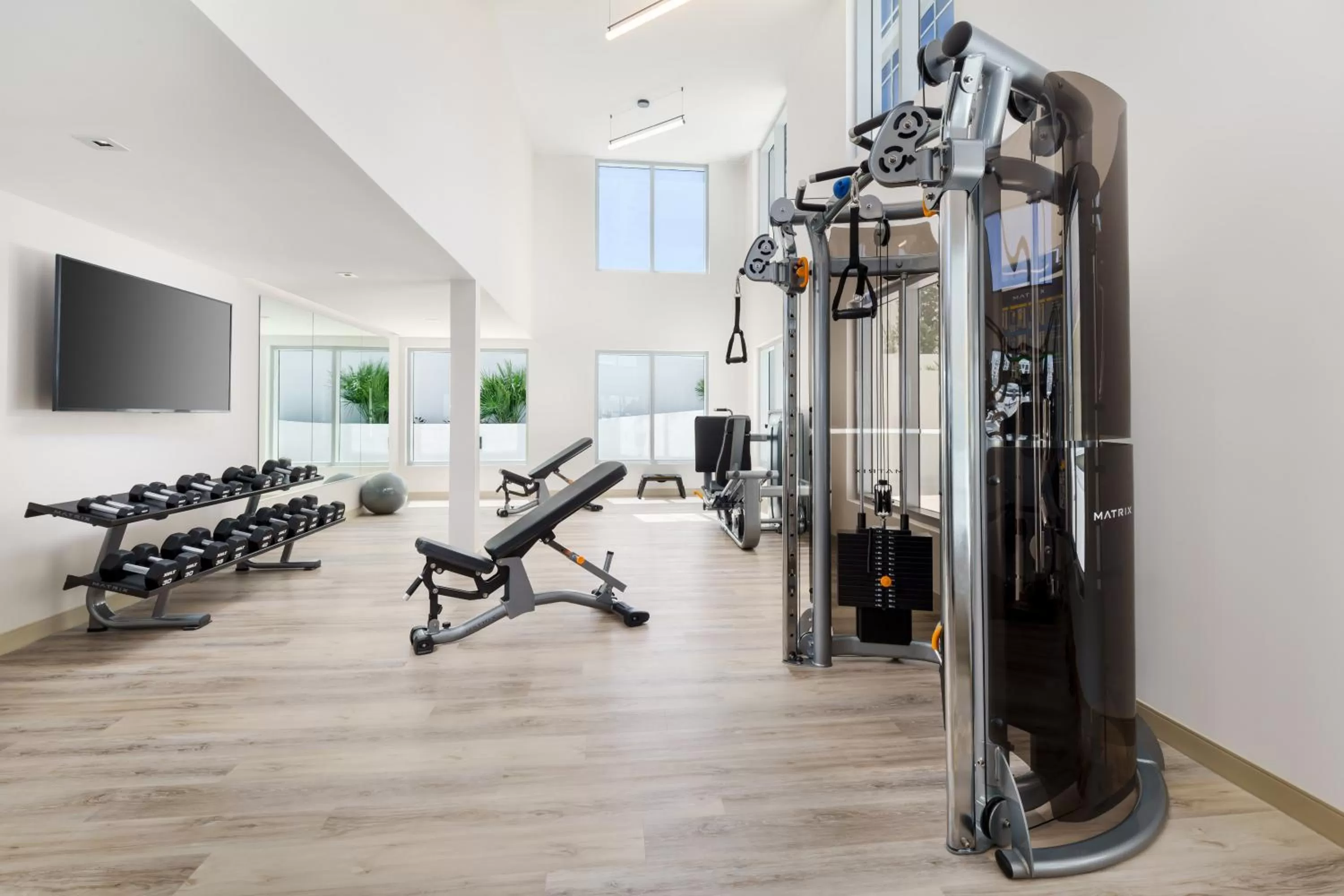 Fitness centre/facilities in AC Hotel St Petersburg Downtown