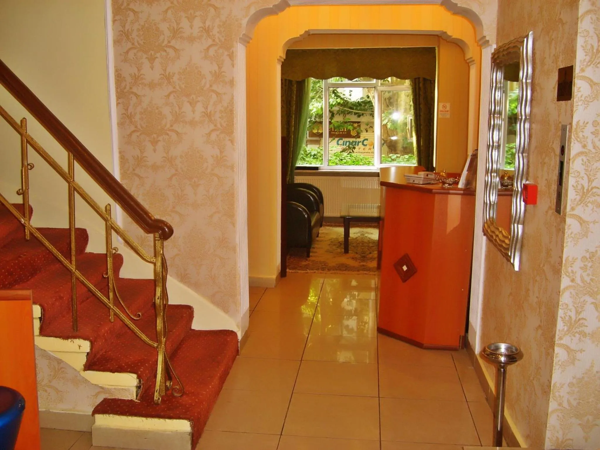 Lobby or reception in Meddusa Hotel